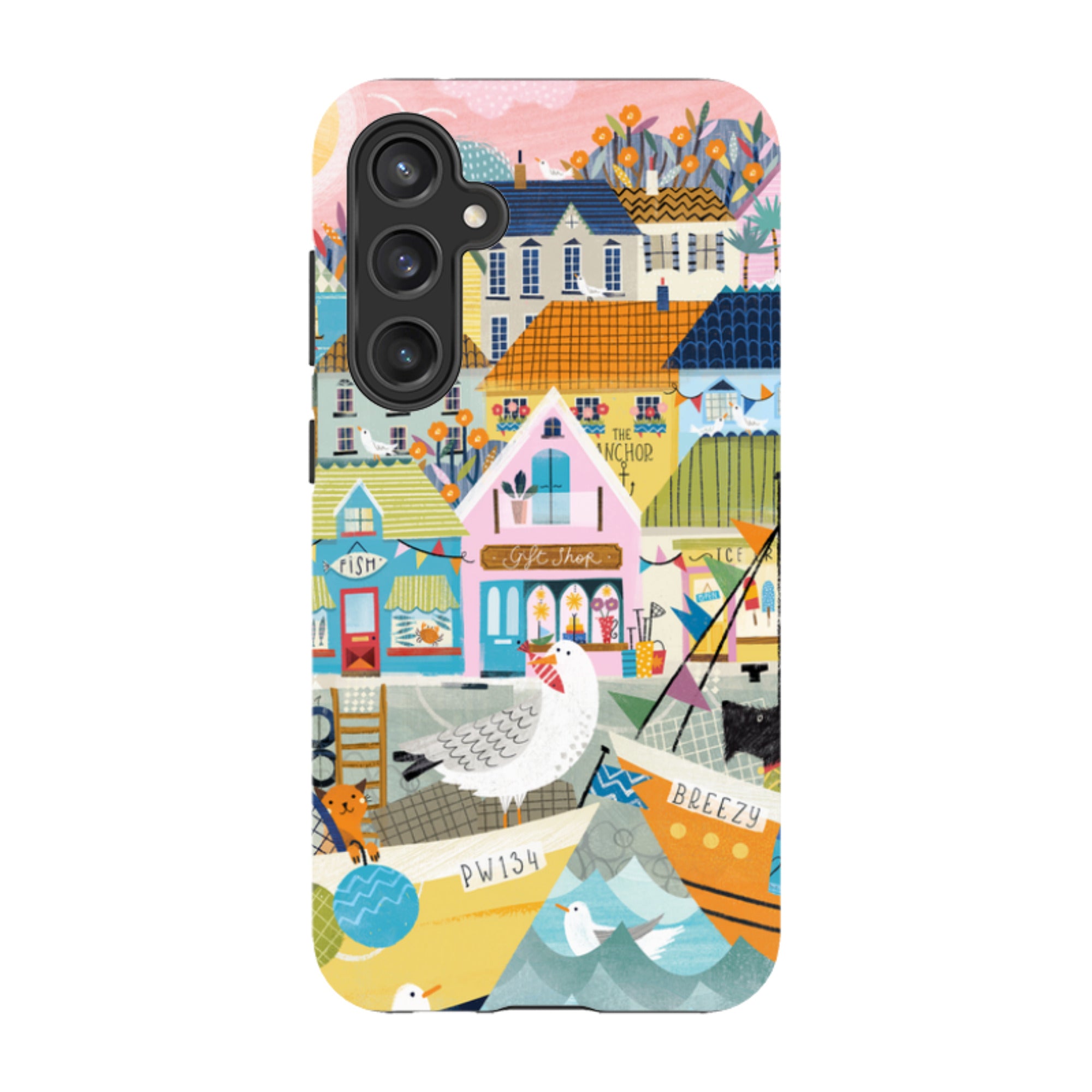 Samsung Tough  Case - Harbour 1 By Ali Brookes