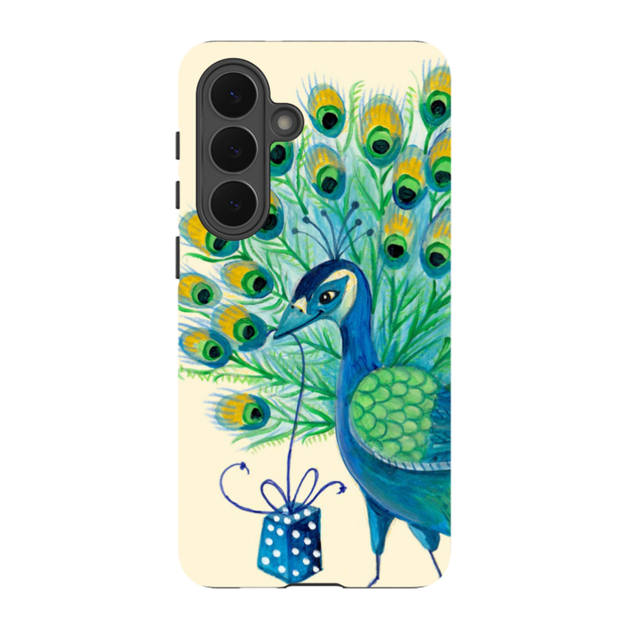 Samsung Tough Case - Peacock Present By Caroline Bonne Muller