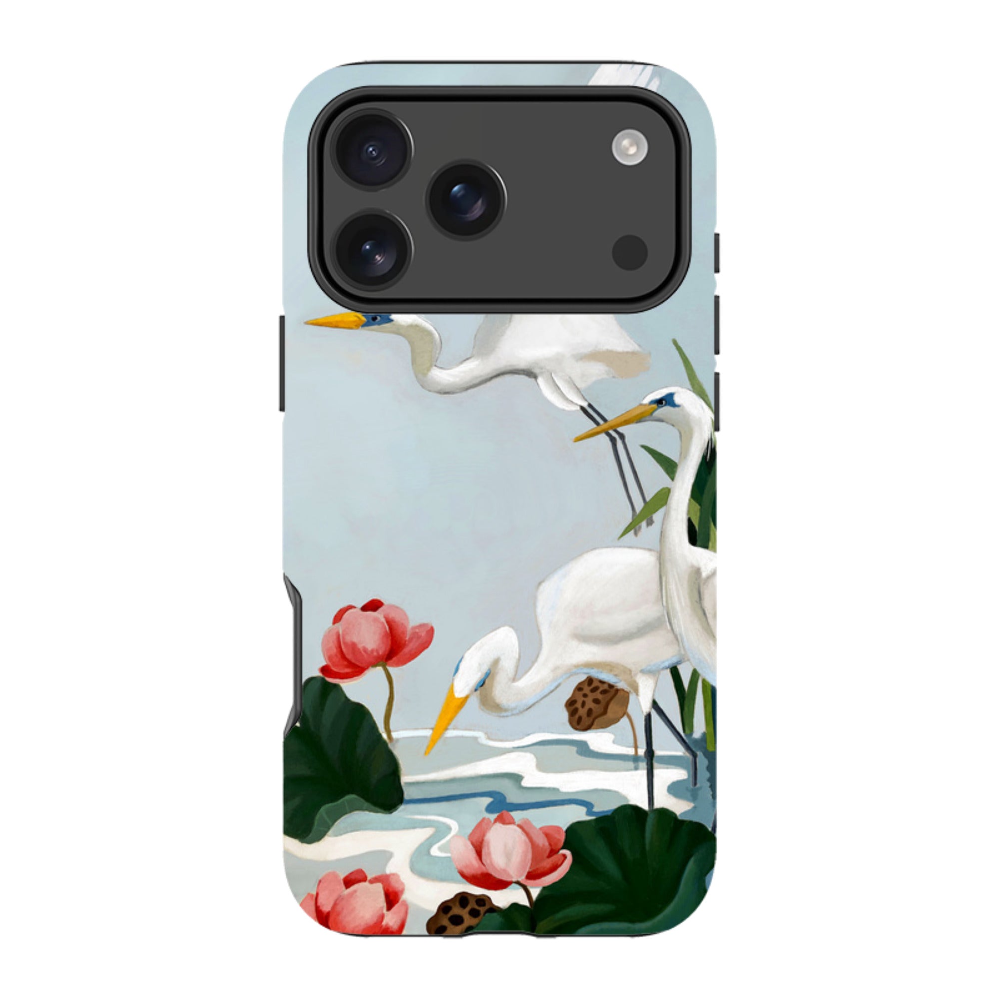 iPhone Tough Case - Egrets And Lillie's By Bex Parkin