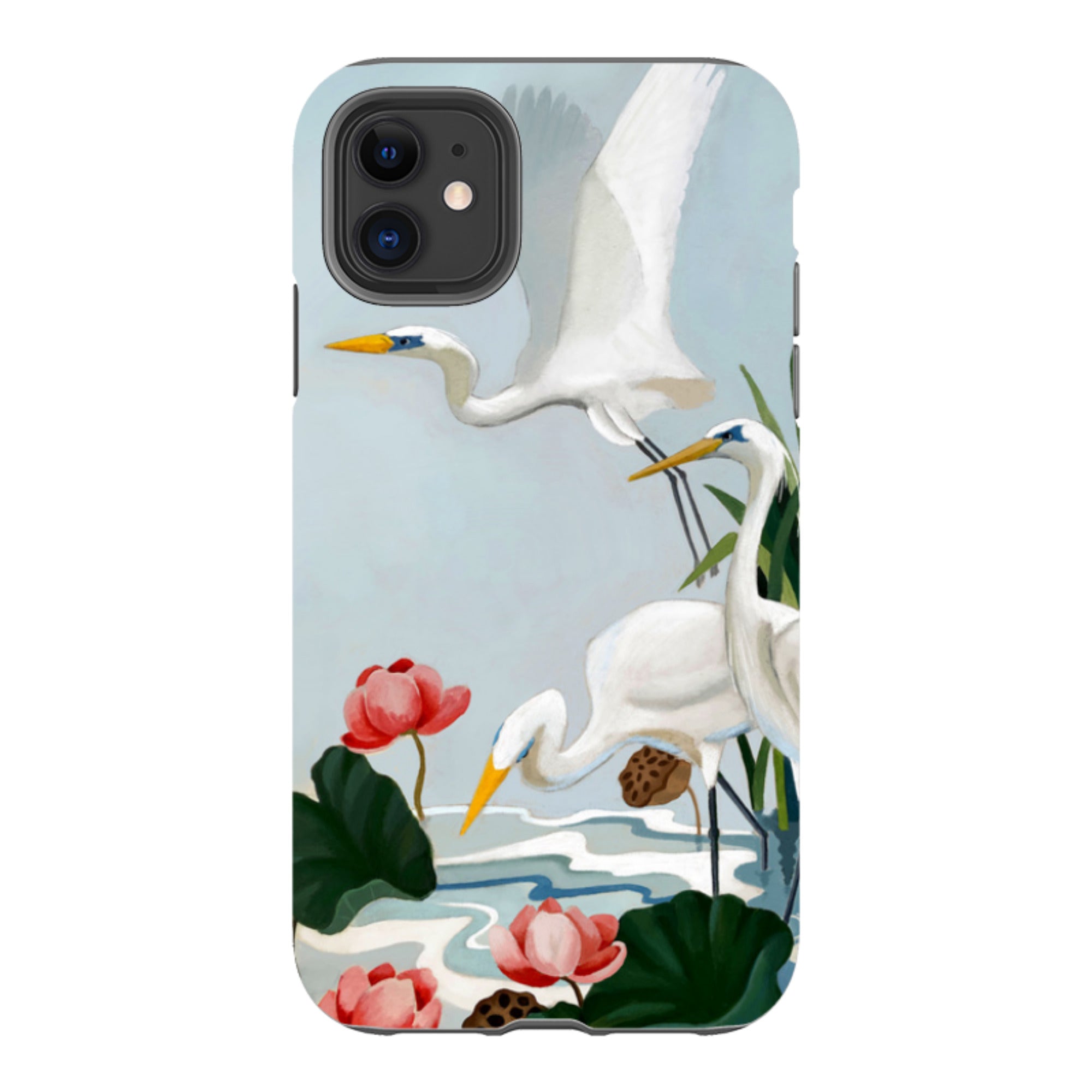 iPhone Tough Case - Egrets And Lillie's By Bex Parkin