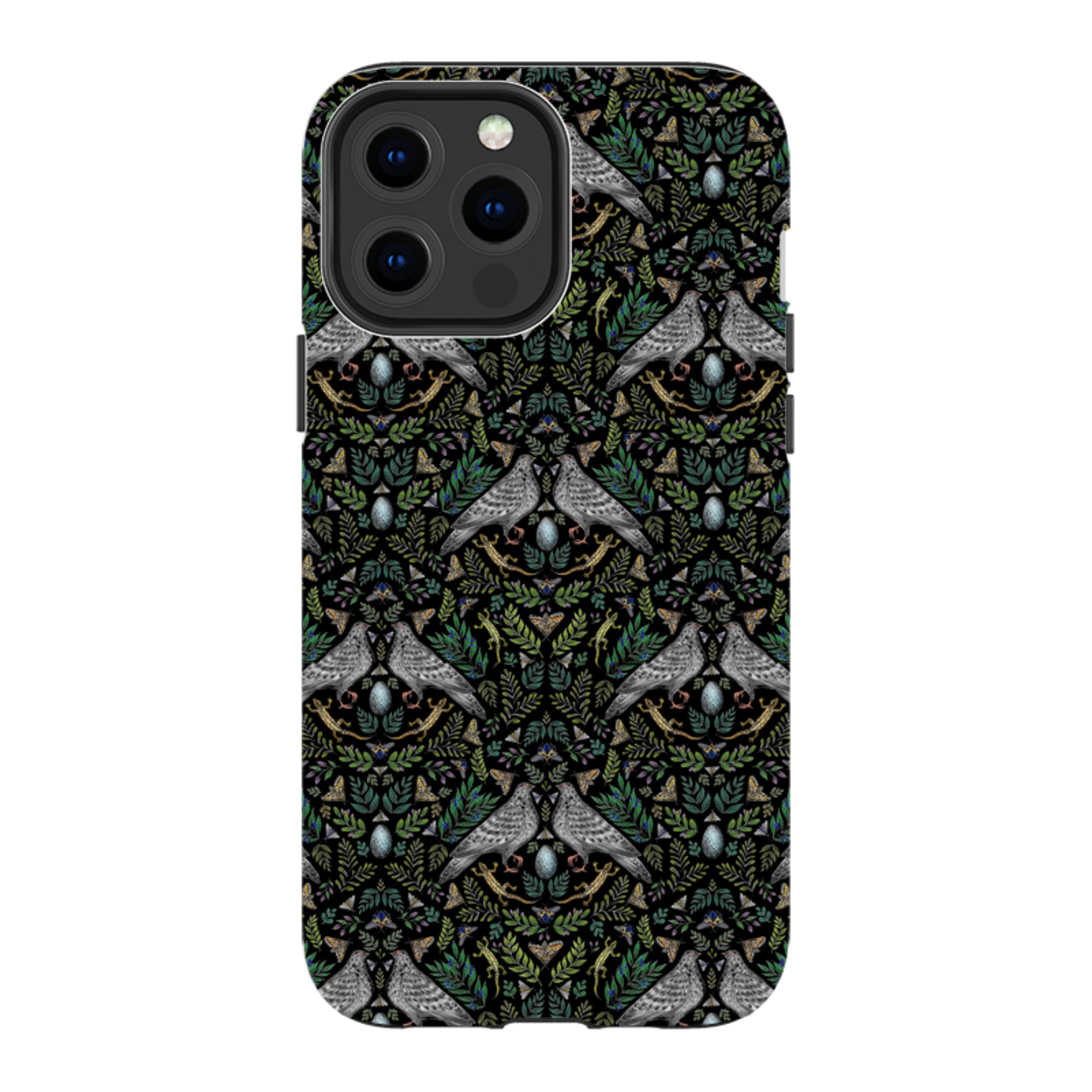 iPhone Tough Case - Dove Pattern By Catherine Rowe