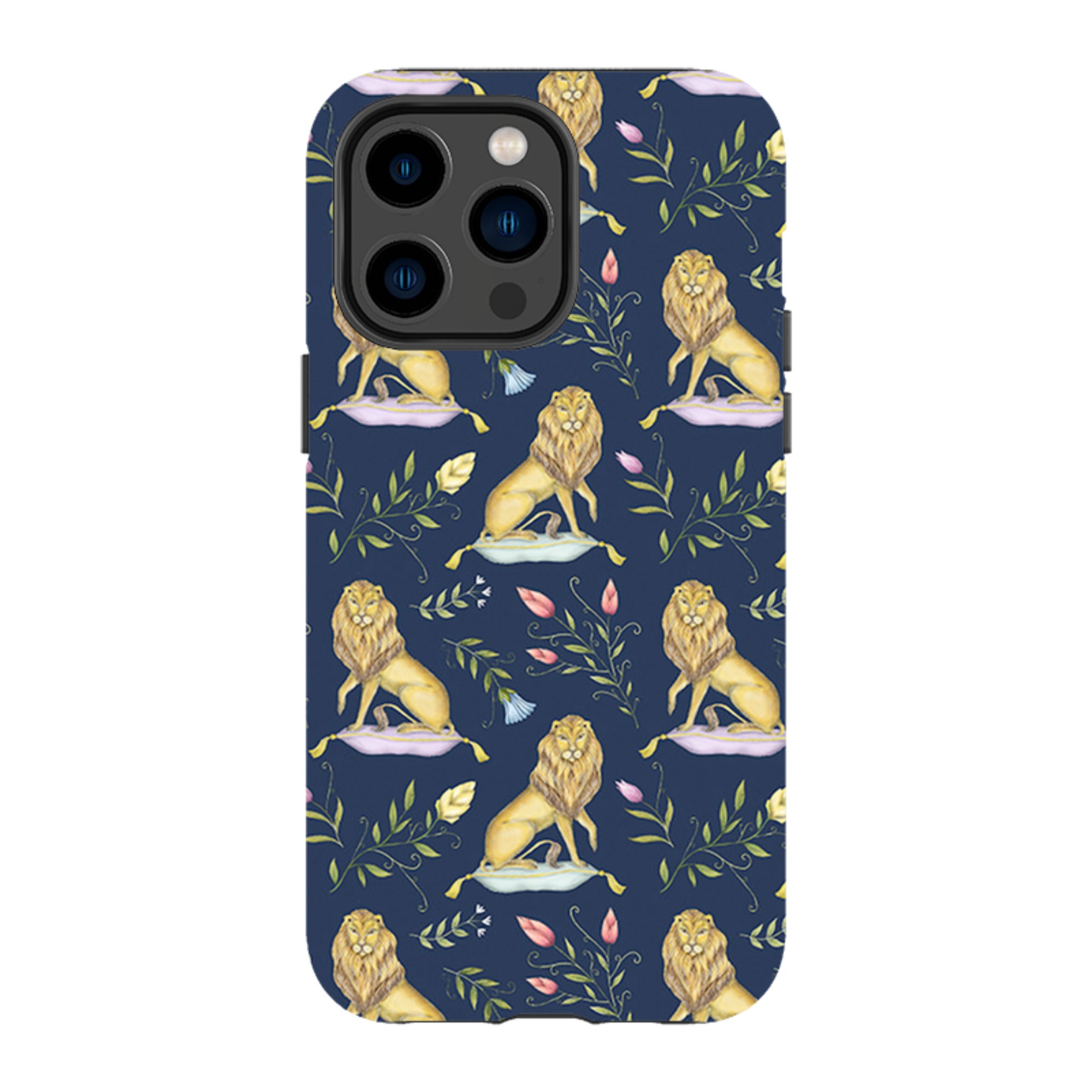 iPhone Tough Case - Leo Et Flores Navy By Catherine Rowe