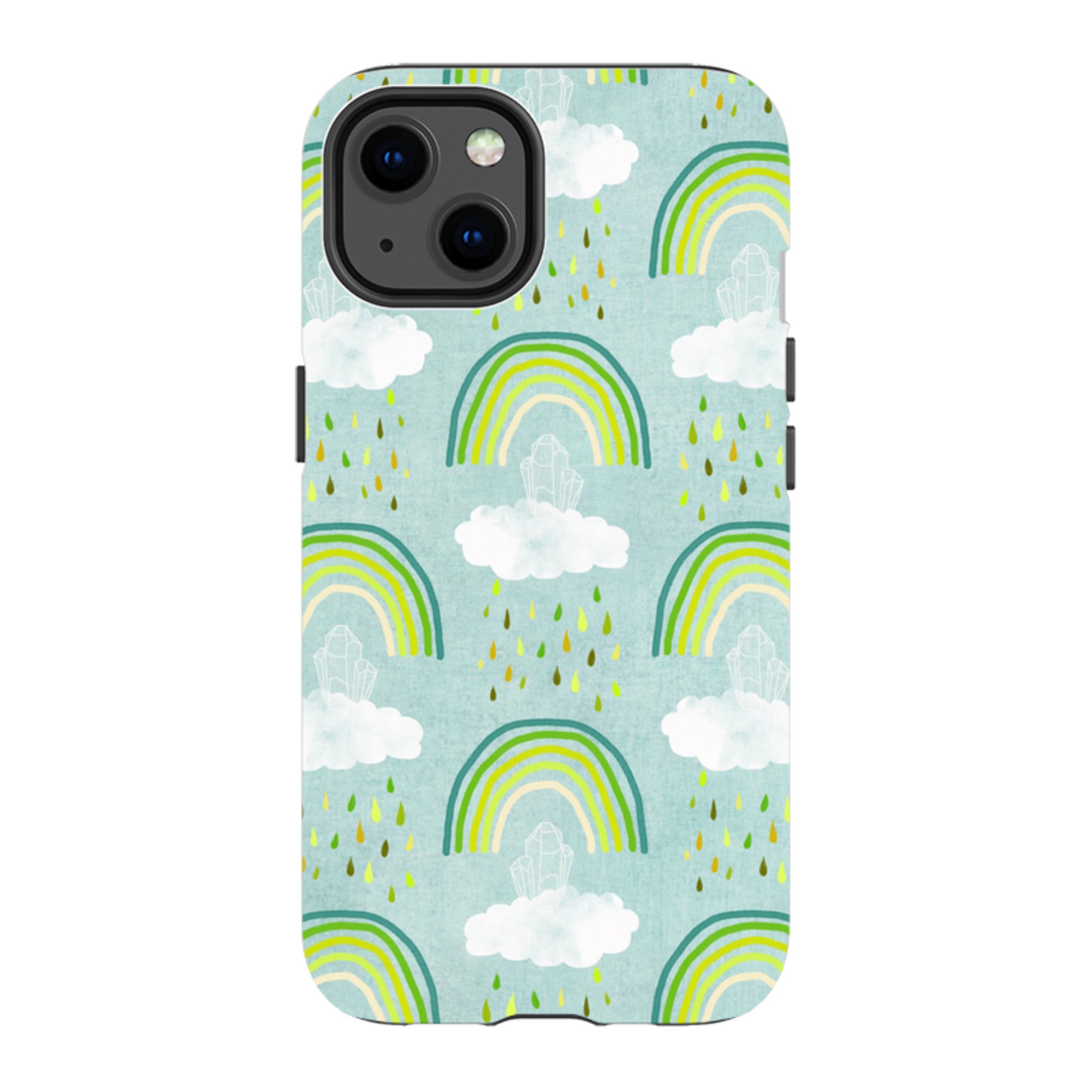 iPhone MagSafe Tough Case - Rainbows and Crystals By Katherine Quinn