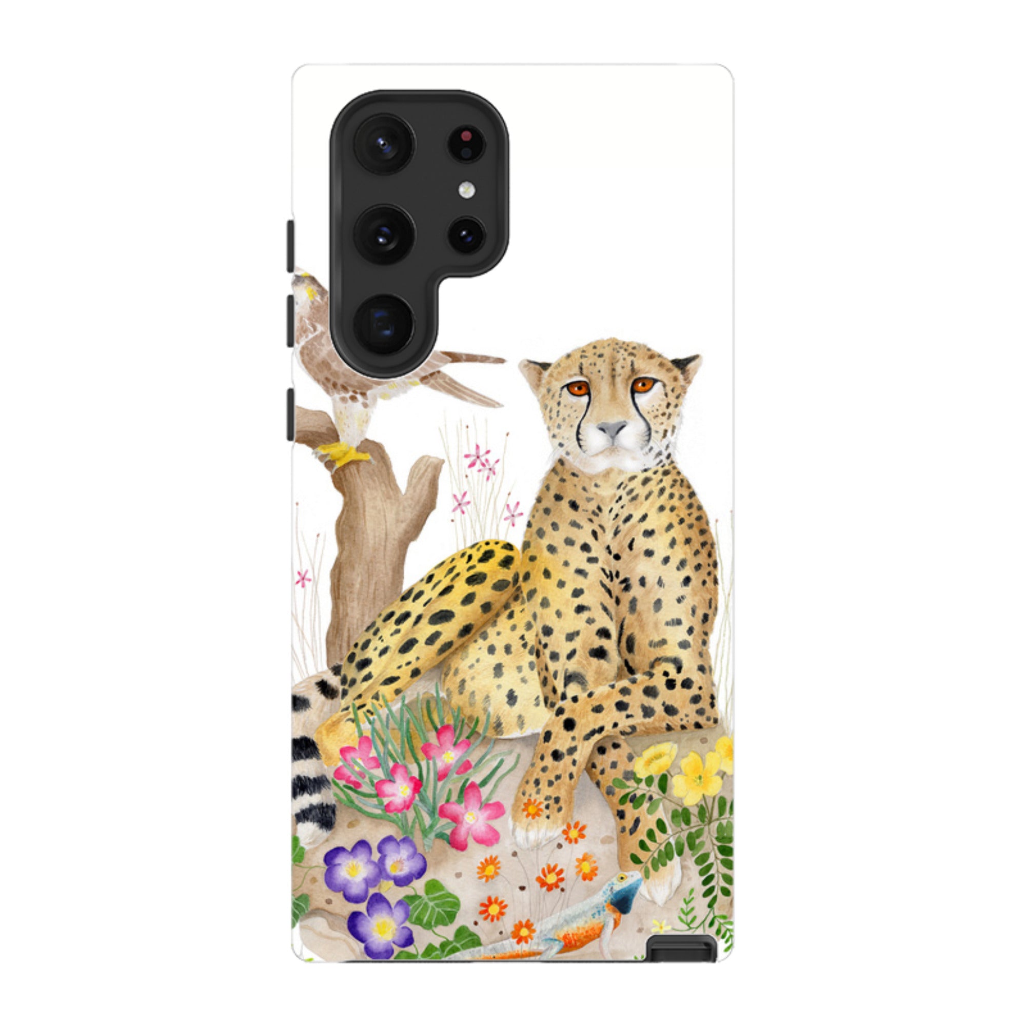 Samsung Tough Case - Botswana Cheetah By Bex Parkin