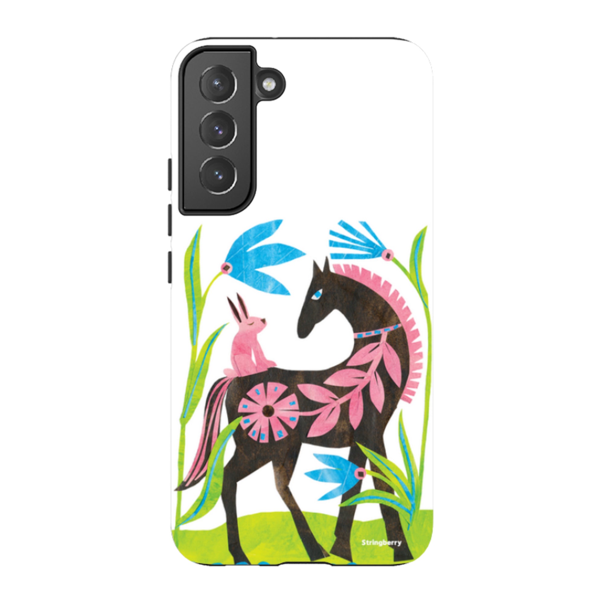 Samsung Tough Case - Folk Horse And Bunny By Tracey English