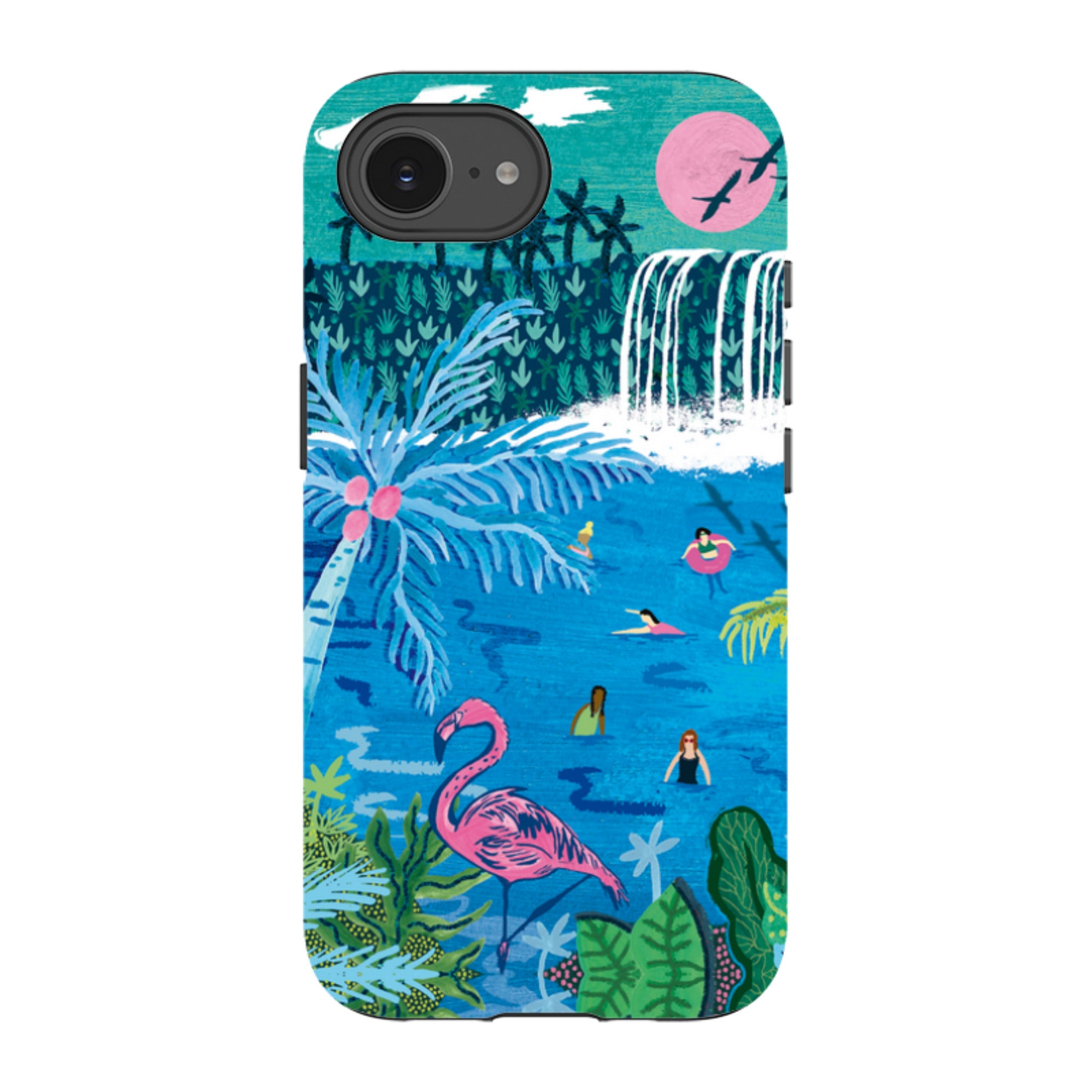iPhone Tough Case - Palm Pool By Emma Frances Grant