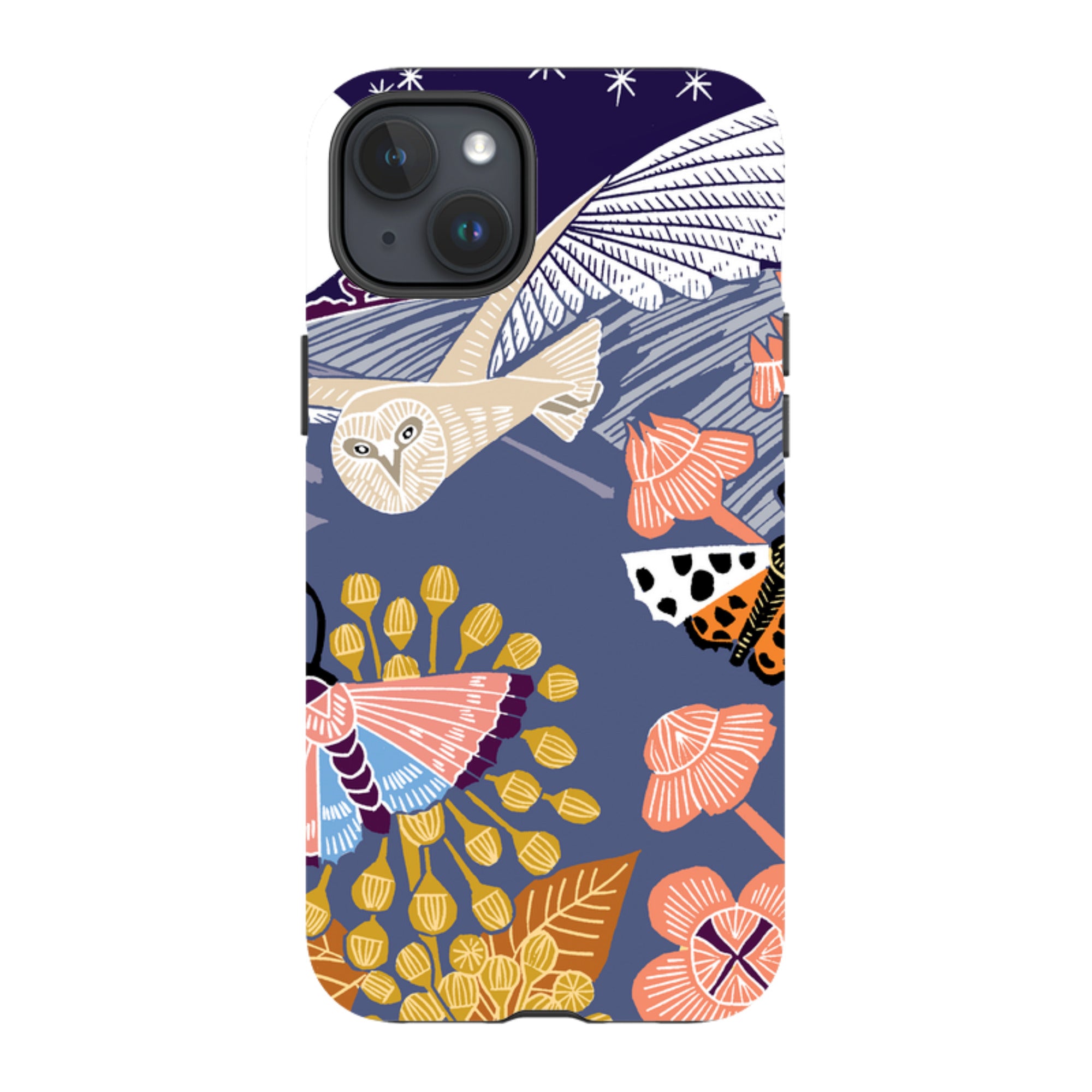 iPhone Tough Case - Evening Barn Owl By Kate Heiss