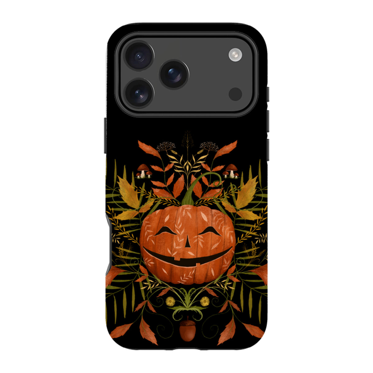 iPhone MagSafe Tough Case - Happy Pumpkin By Maja Lindberg