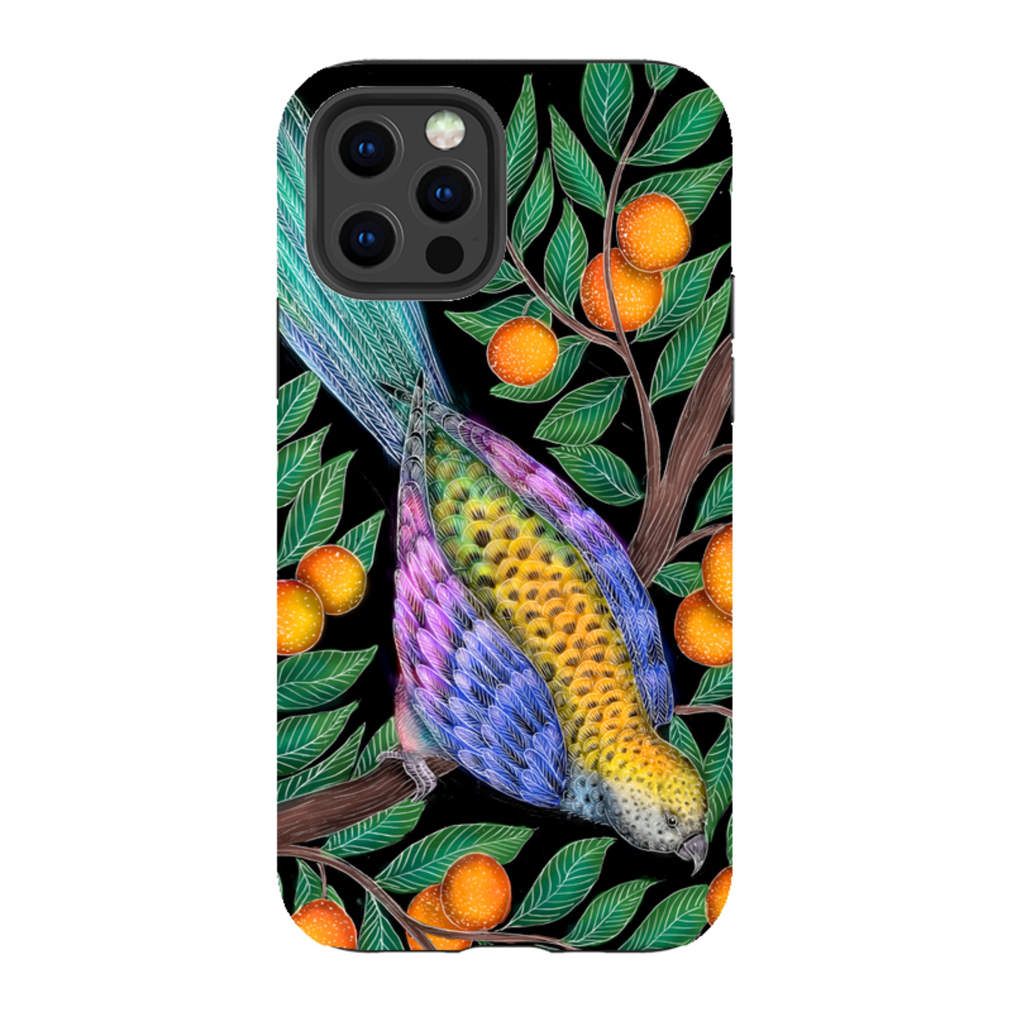 iPhone Tough Case - Parrot By Catherine Rowe