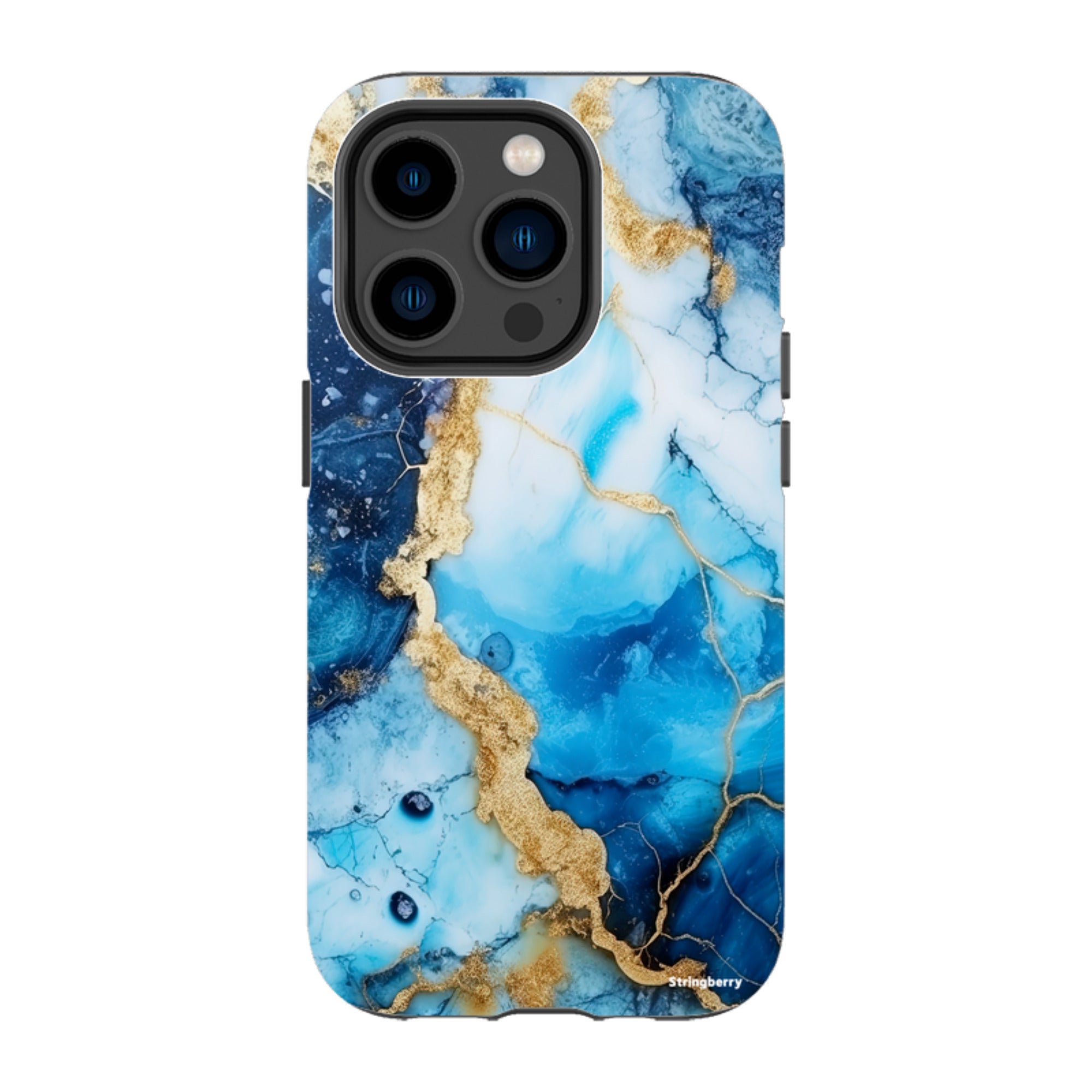 iPhone MagSafe Tough Case -  Blue Marbs