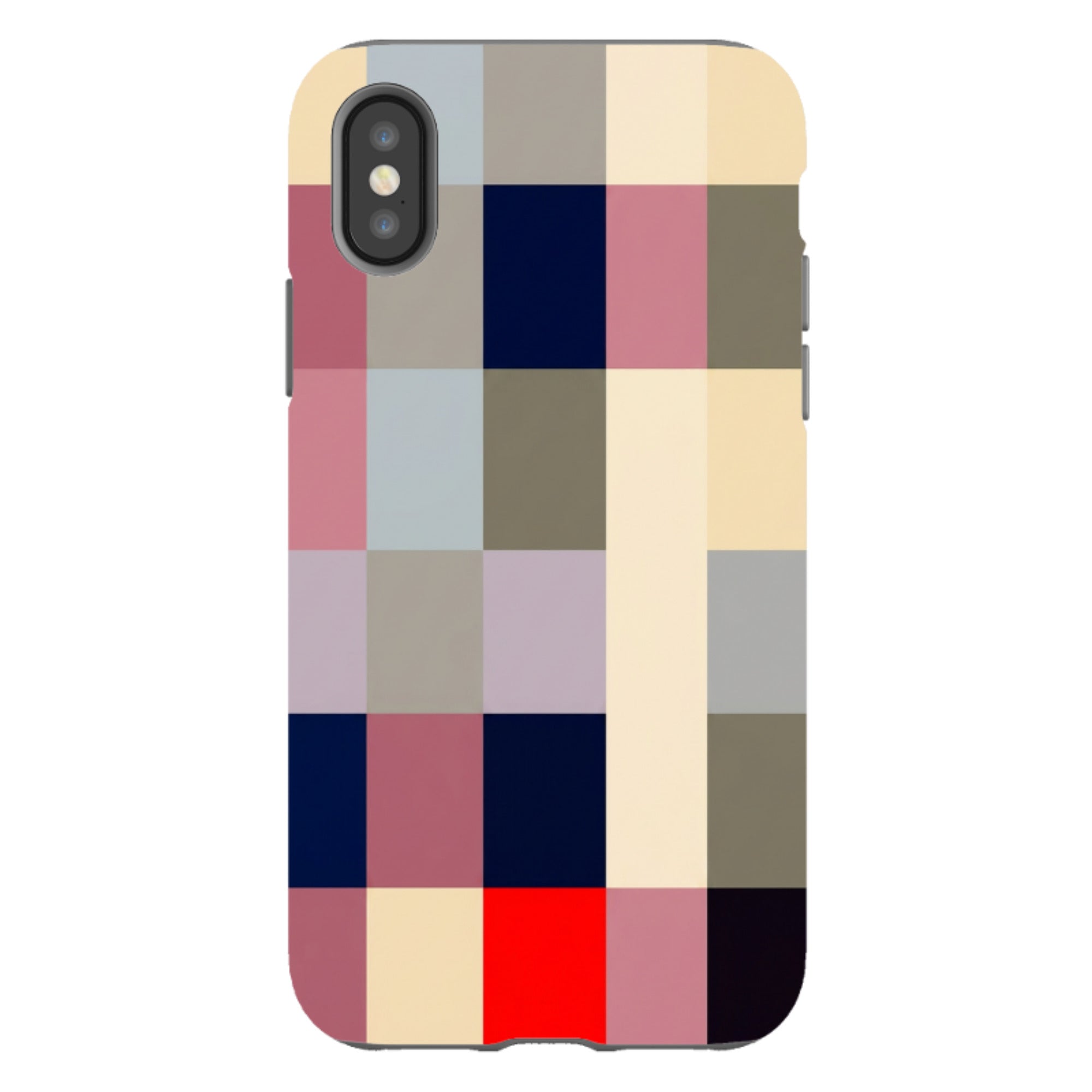 iPhone Tough Case - Retro Plaid