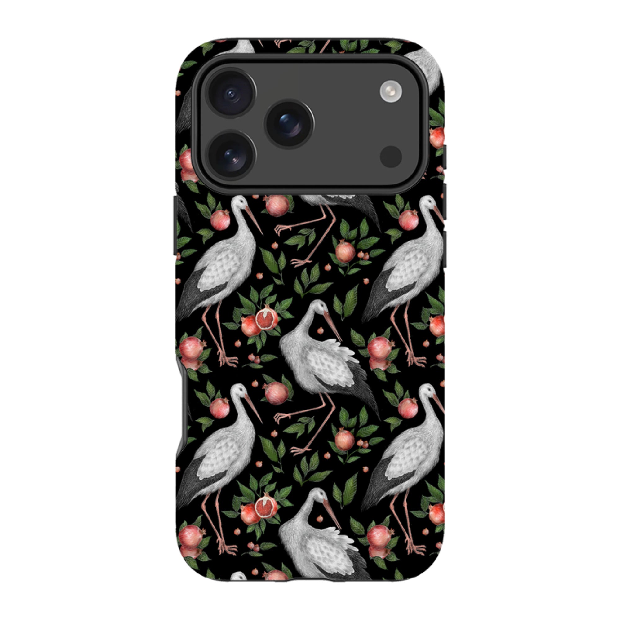 iPhone Tough Case - Stork Pattern By Catherine Rowe