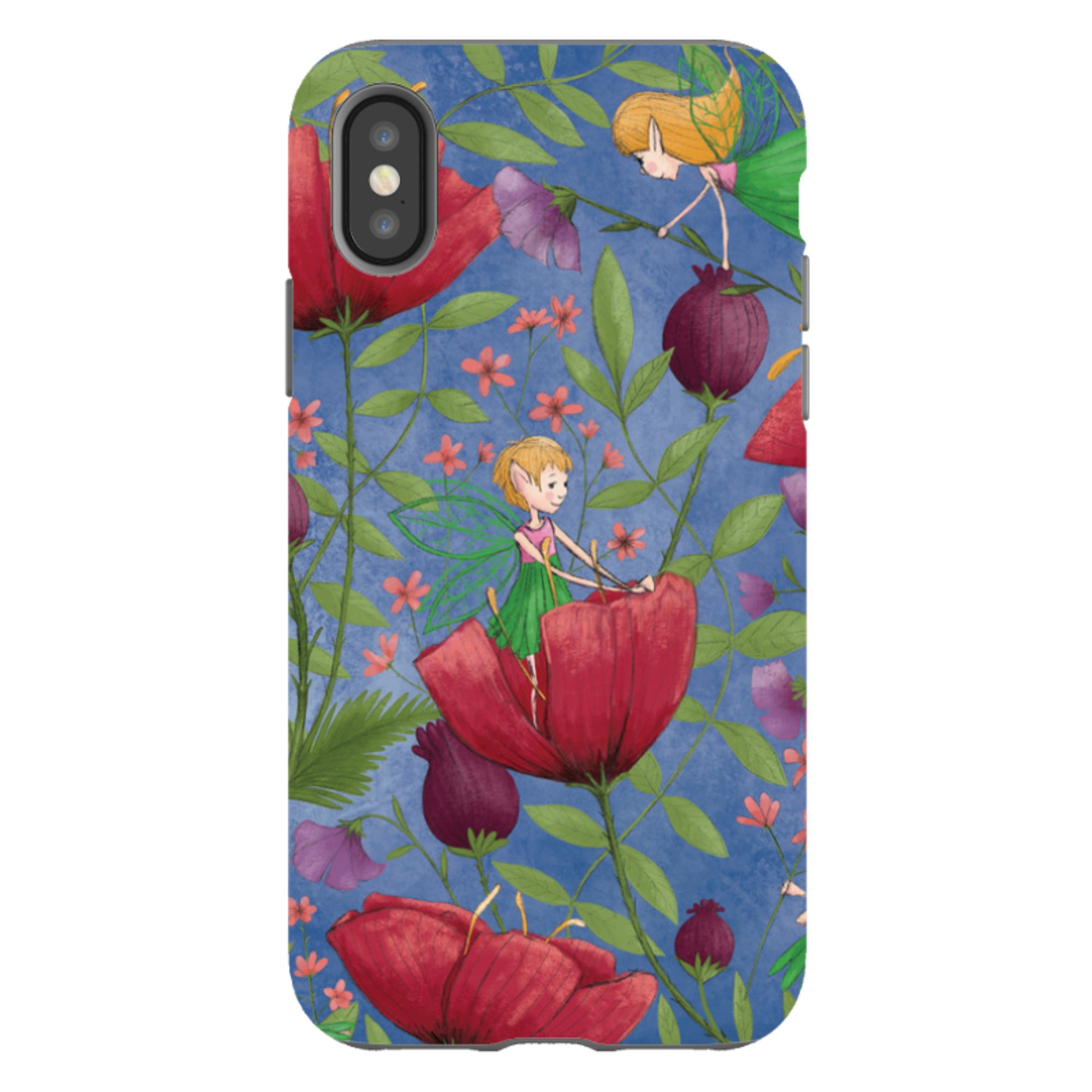 iPhone Tough Case - Fairies And Flowers By Maja Lindberg