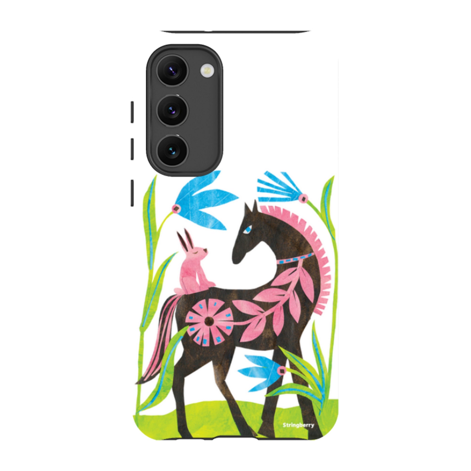 Samsung Tough Case - Folk Horse And Bunny By Tracey English