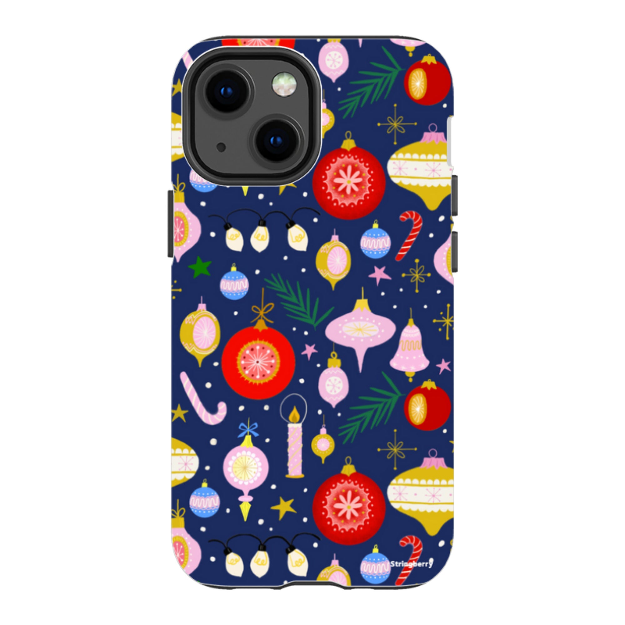 iPhone Tough Case - Xmas Pattern II By Bex Parkin