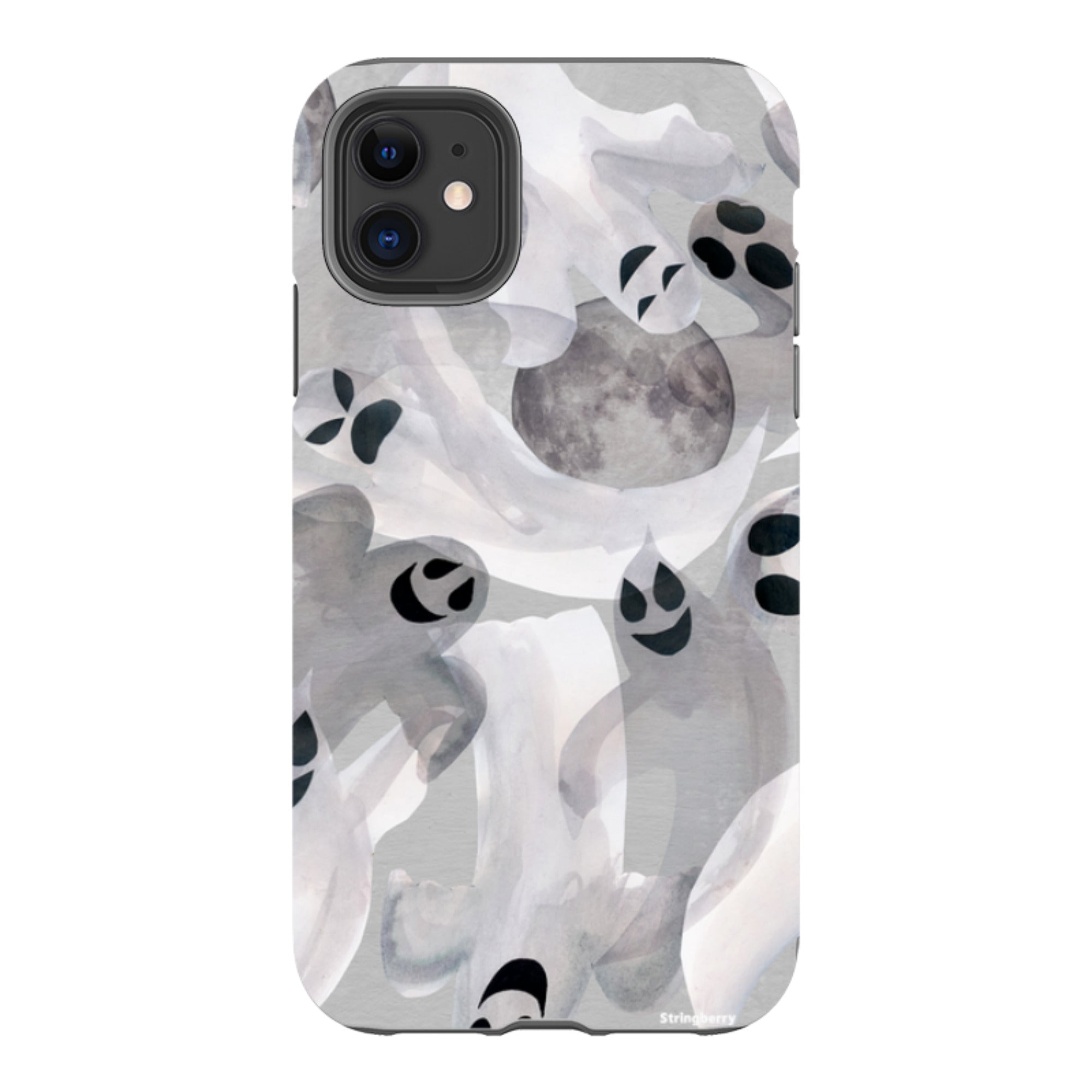 iPhone Tough Case - Ghosts and Moons By Tracey English