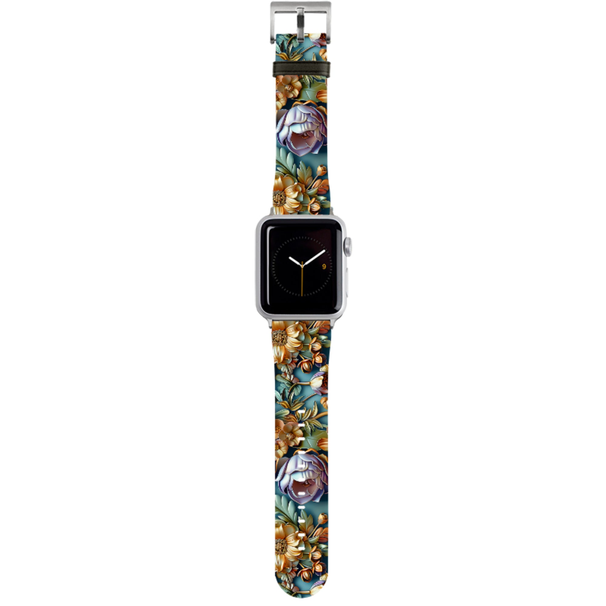 Sage Floral Apple Watch Strap