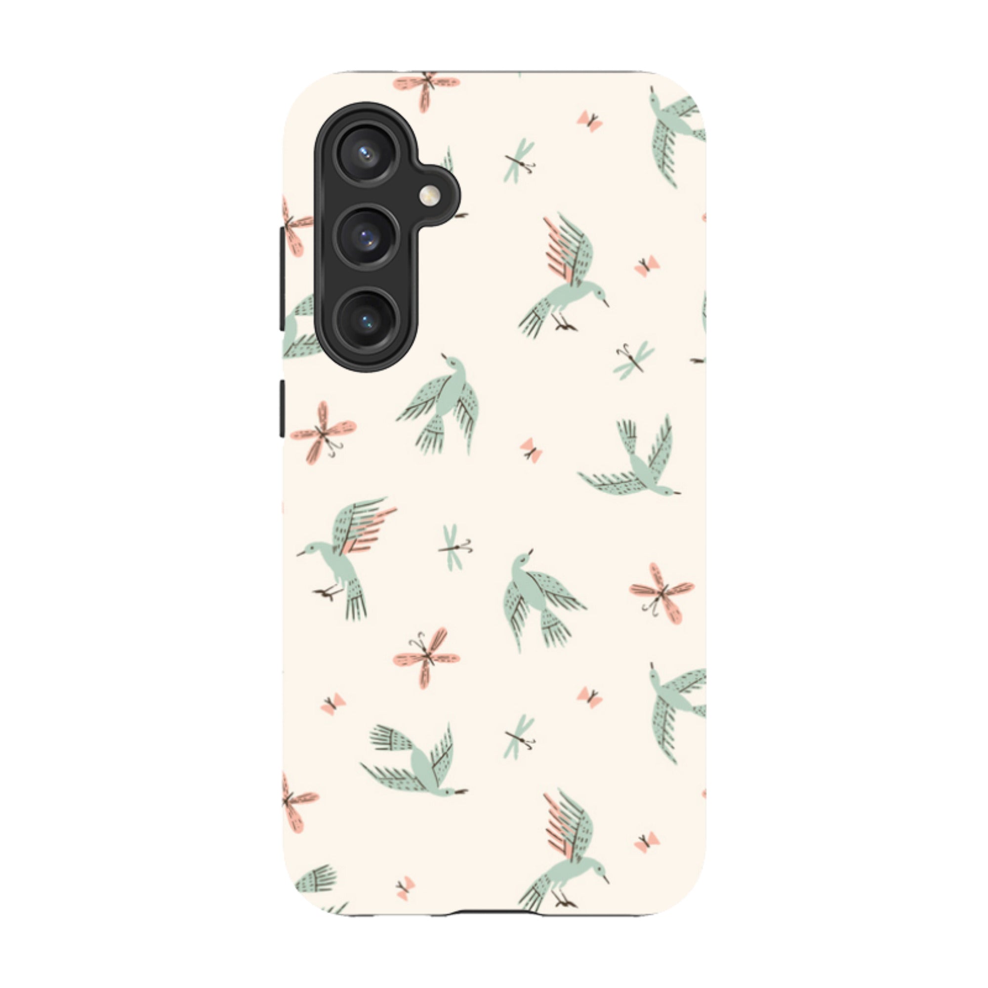 Samsung Tough Case - Birds And Butterflies Cream By Meghann Rader