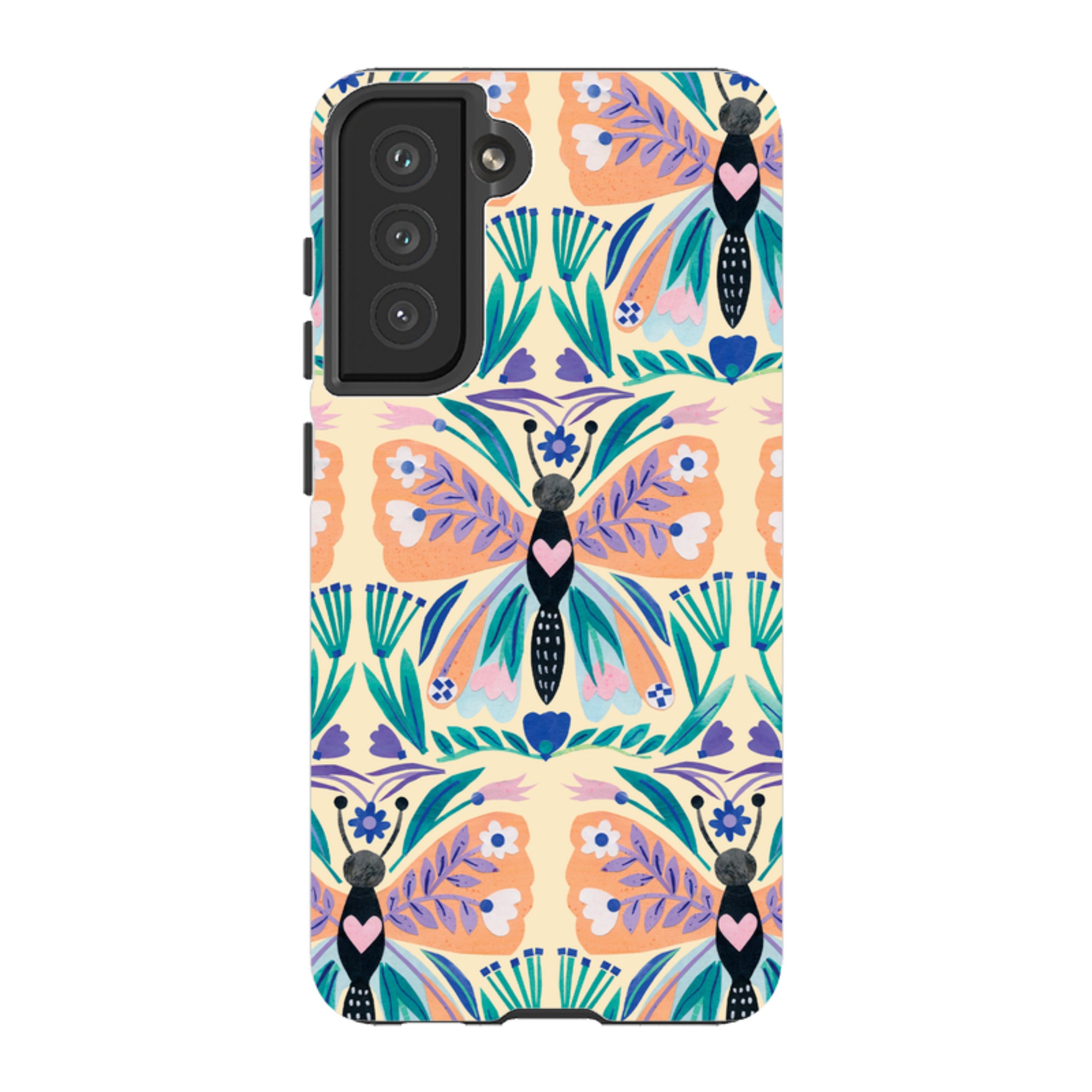 Samsung Tough Case - All Over Butterfly By Tracey English
