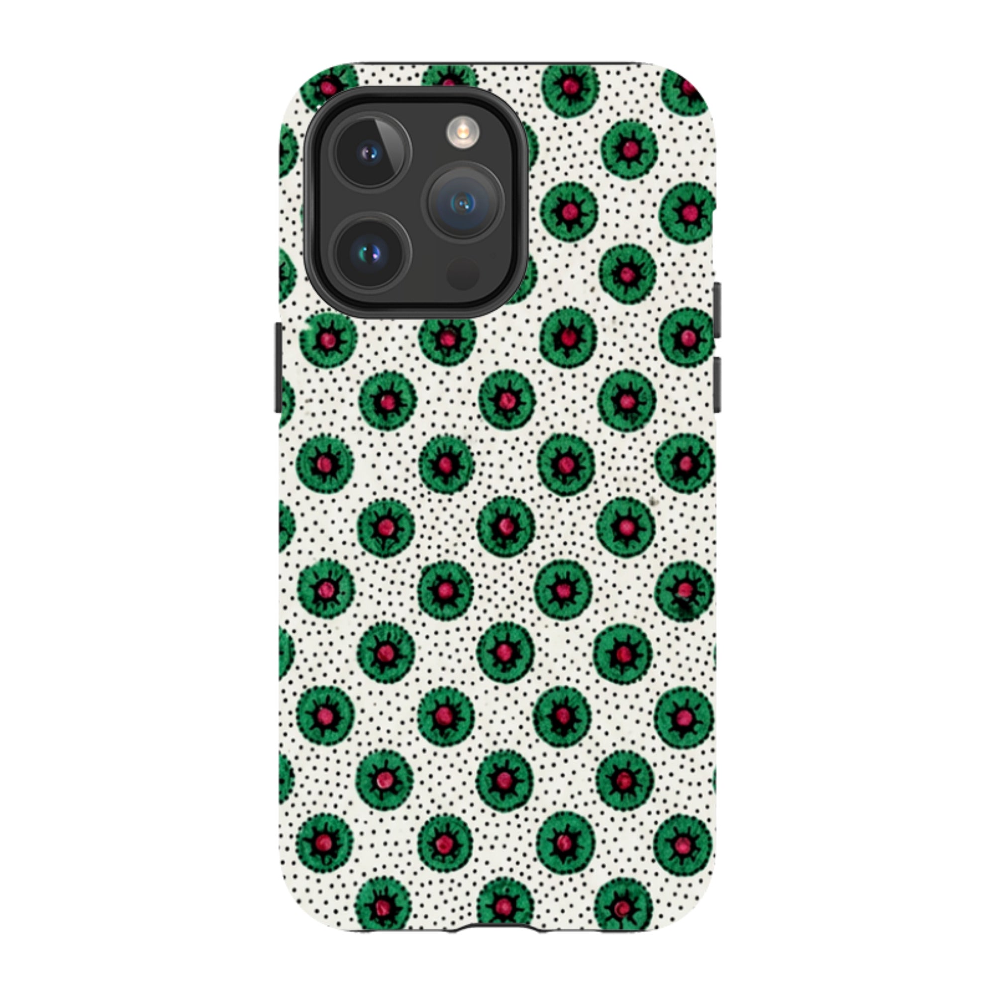 iPhone MagSafe Tough Case - Green Medallion