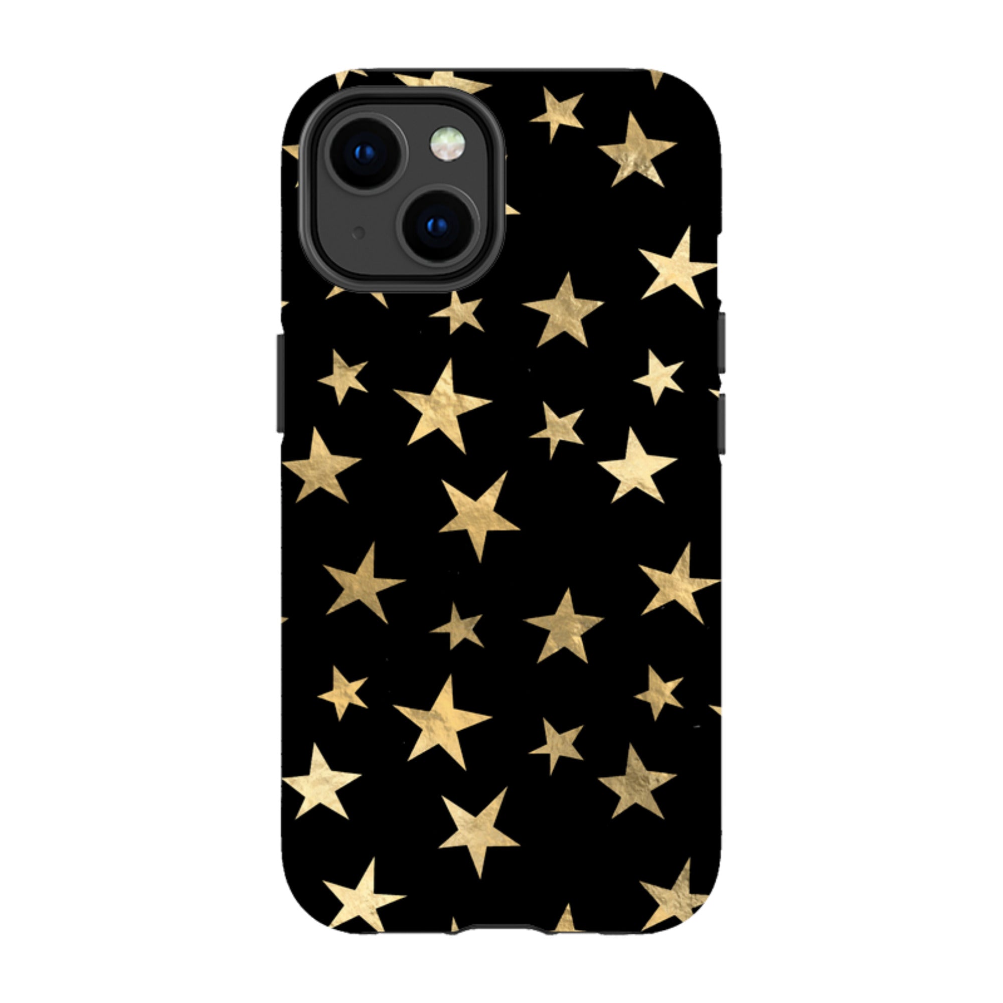 iPhone MagSafe Tough Case - Black and Gold Stars