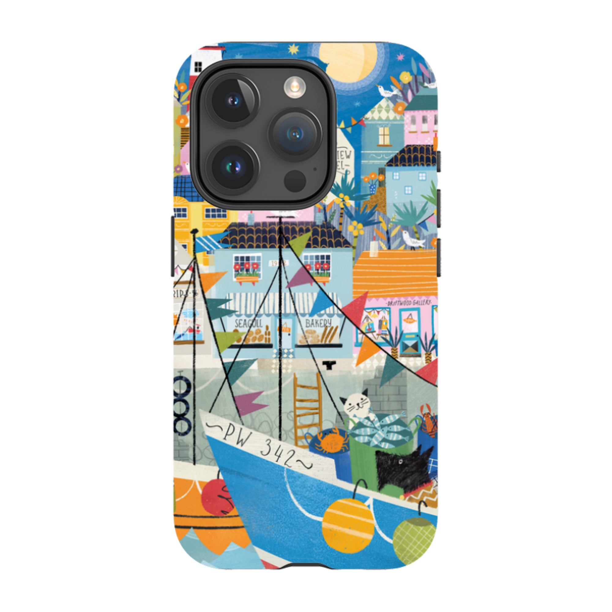 iPhone MagSafe Tough Case - Night Harbour 1 By Ali Brookes