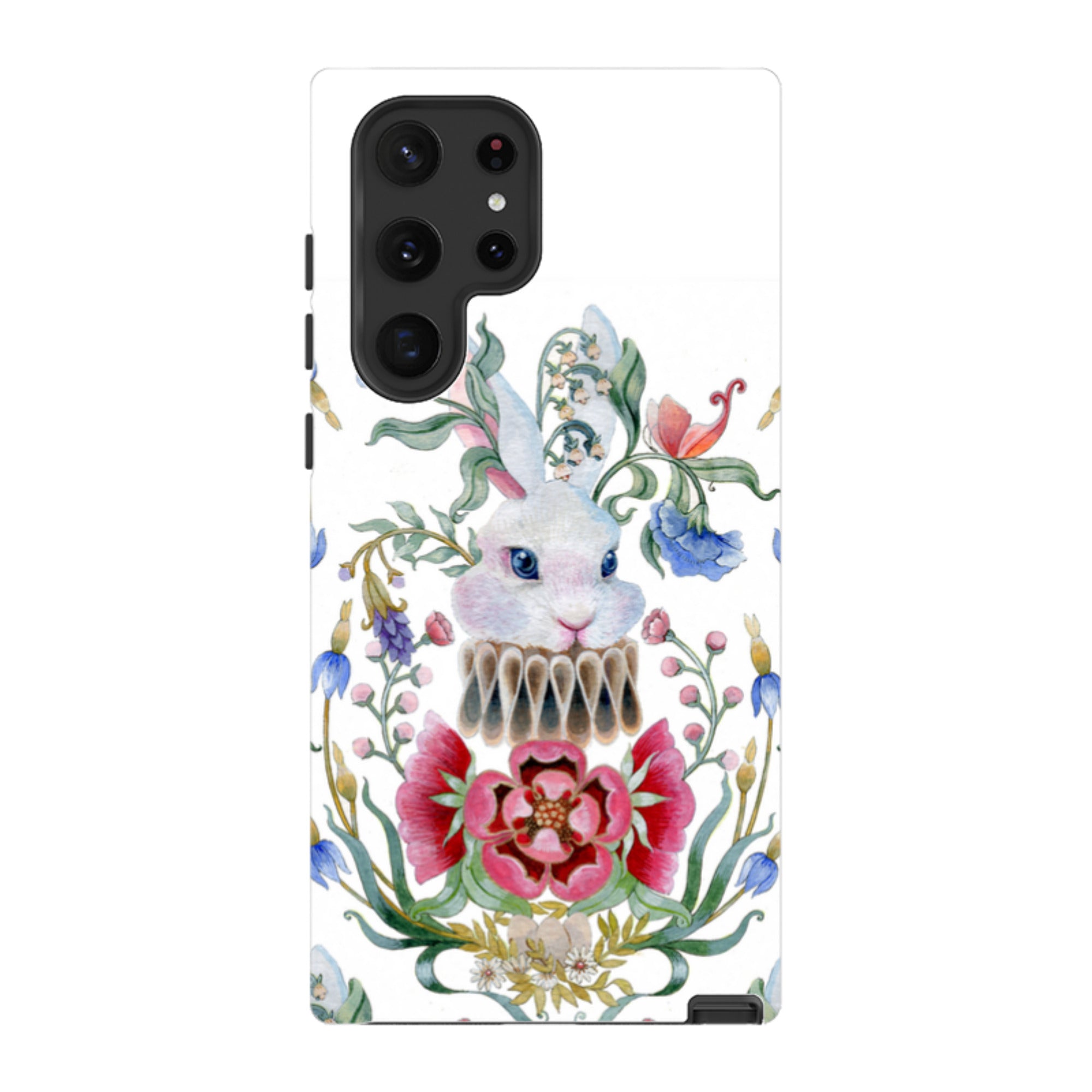 Samsung Tough Case - White Rabbit By Maria Matos