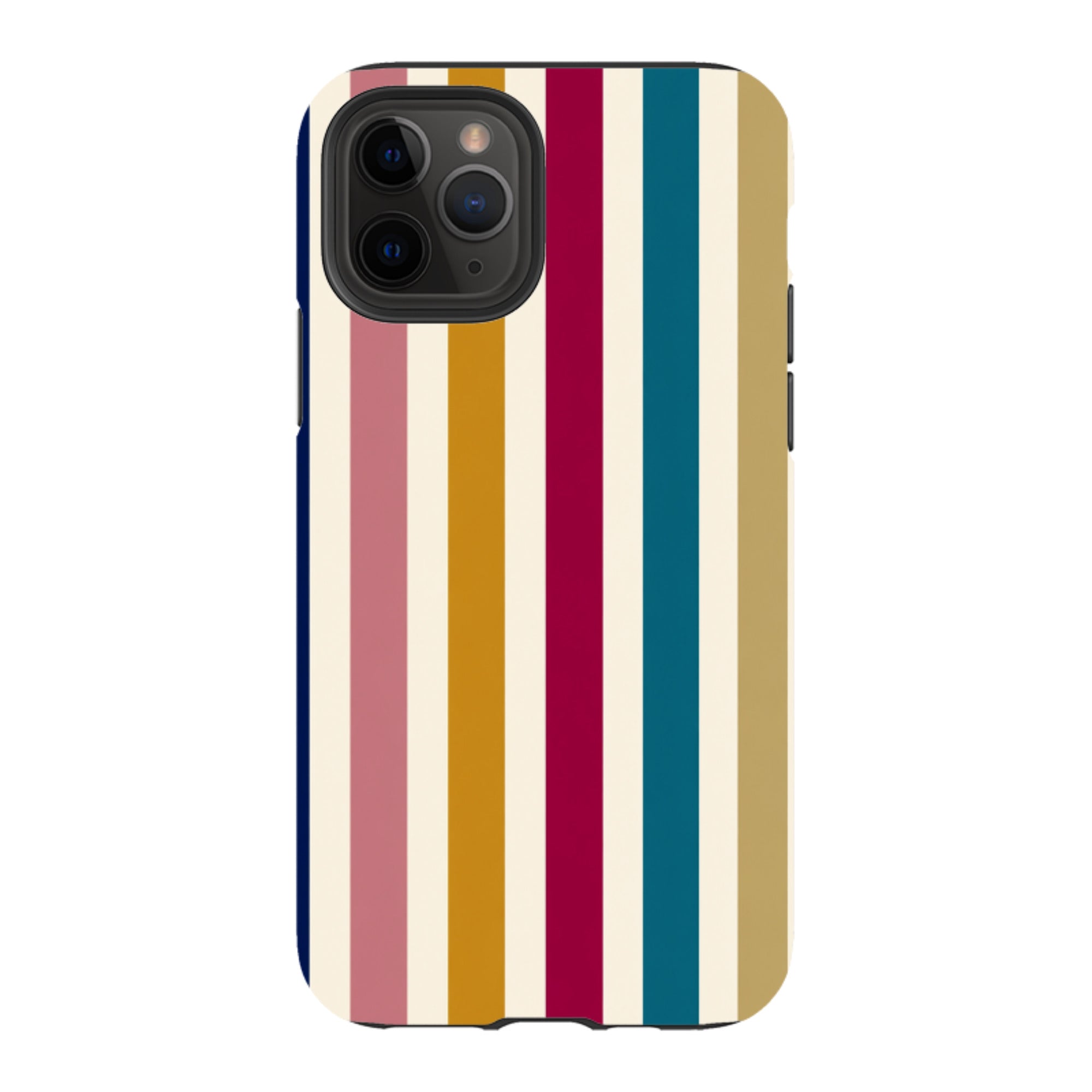 iPhone Tough Case - Mustard Gold Stripe