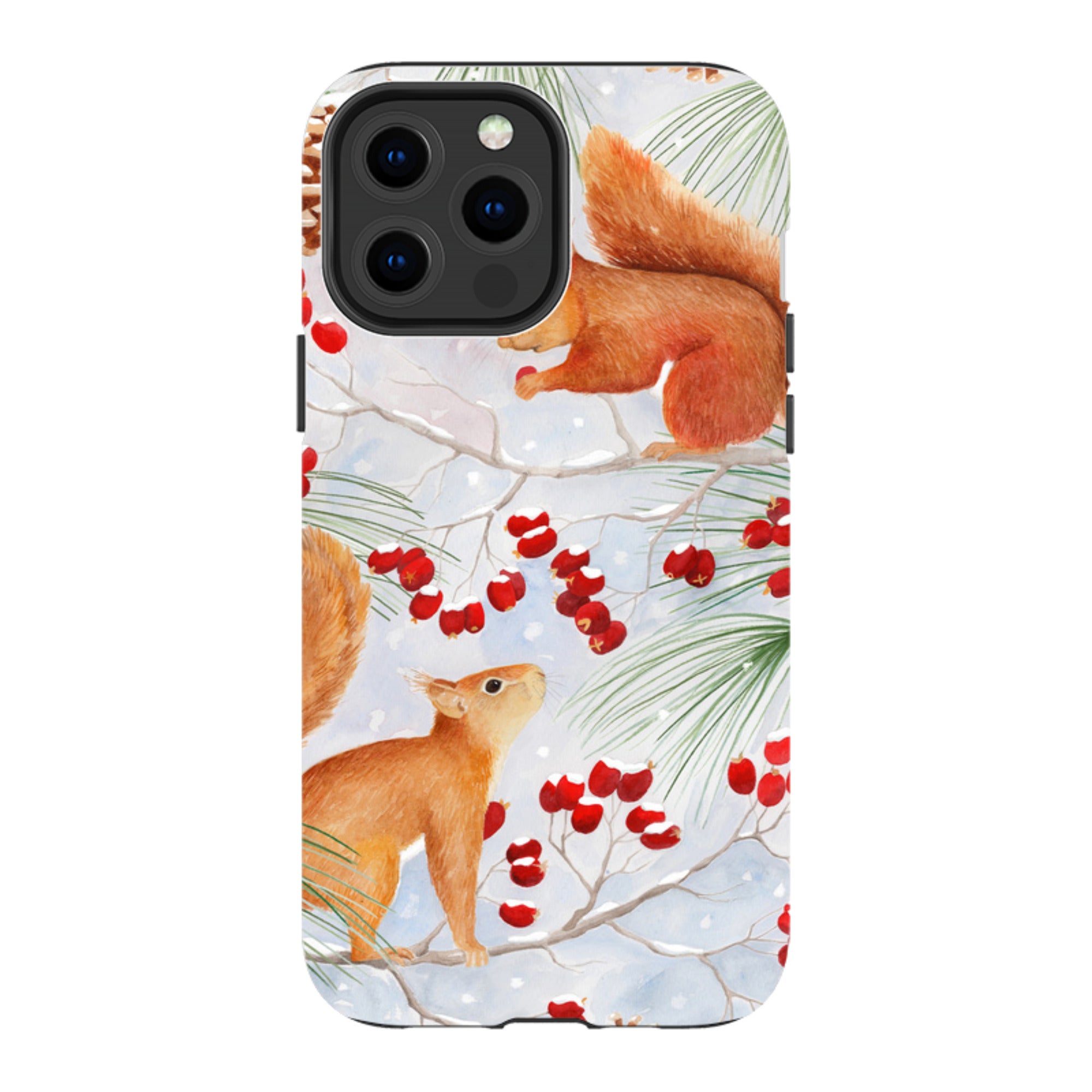 iPhone Tough Case - Red Squirrels By Bex Parkin