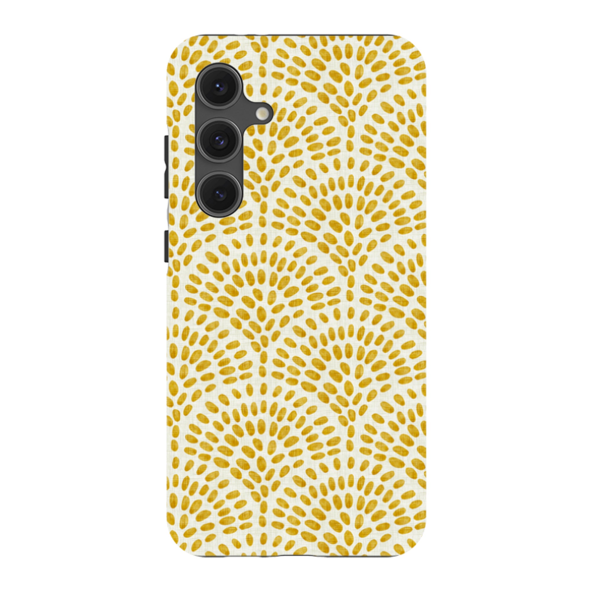 Samsung Tough  Case - Scallop - Mustard By Katherine Quinn