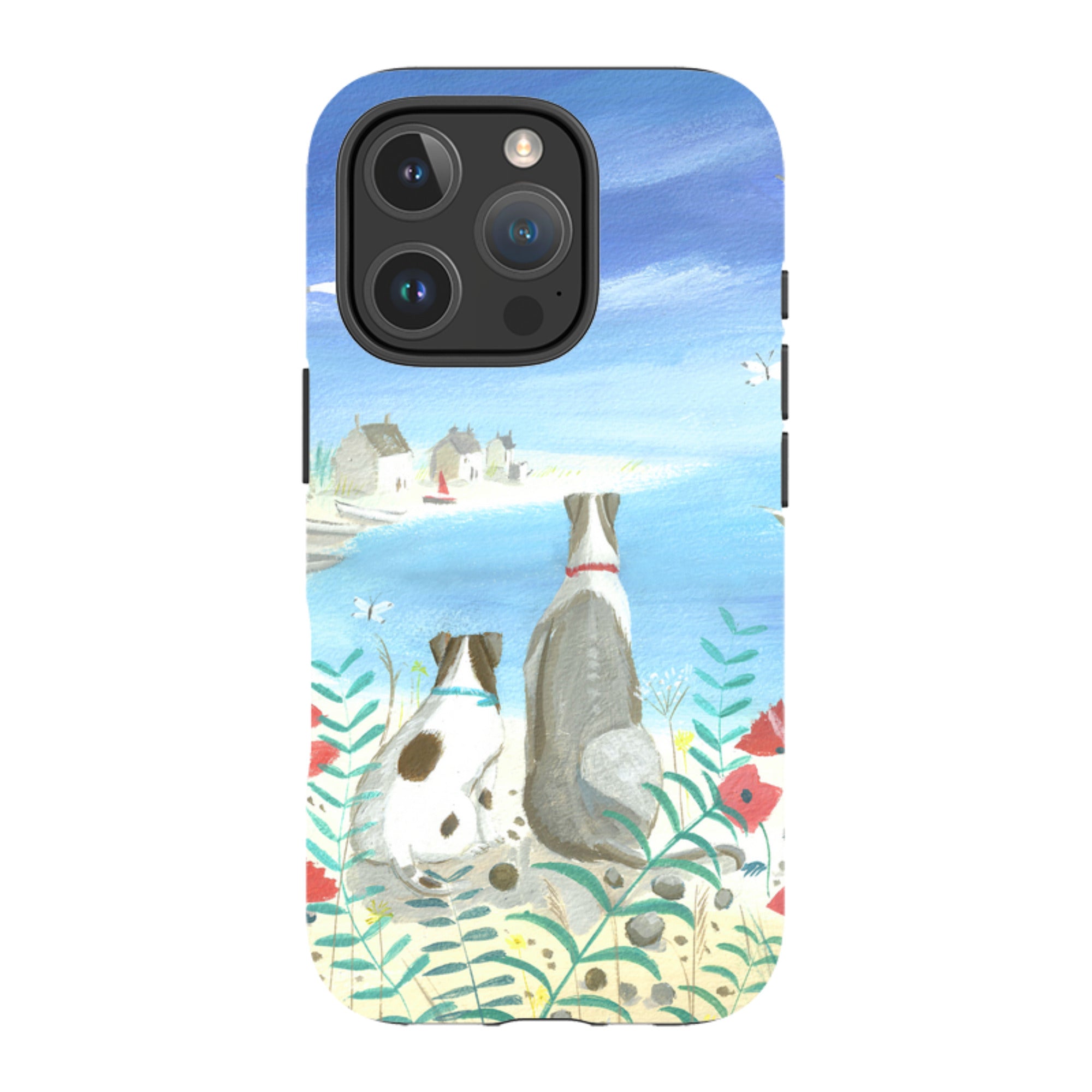 iPhone MagSafe Tough Case - Beach Dogs By Mary Stubberfield