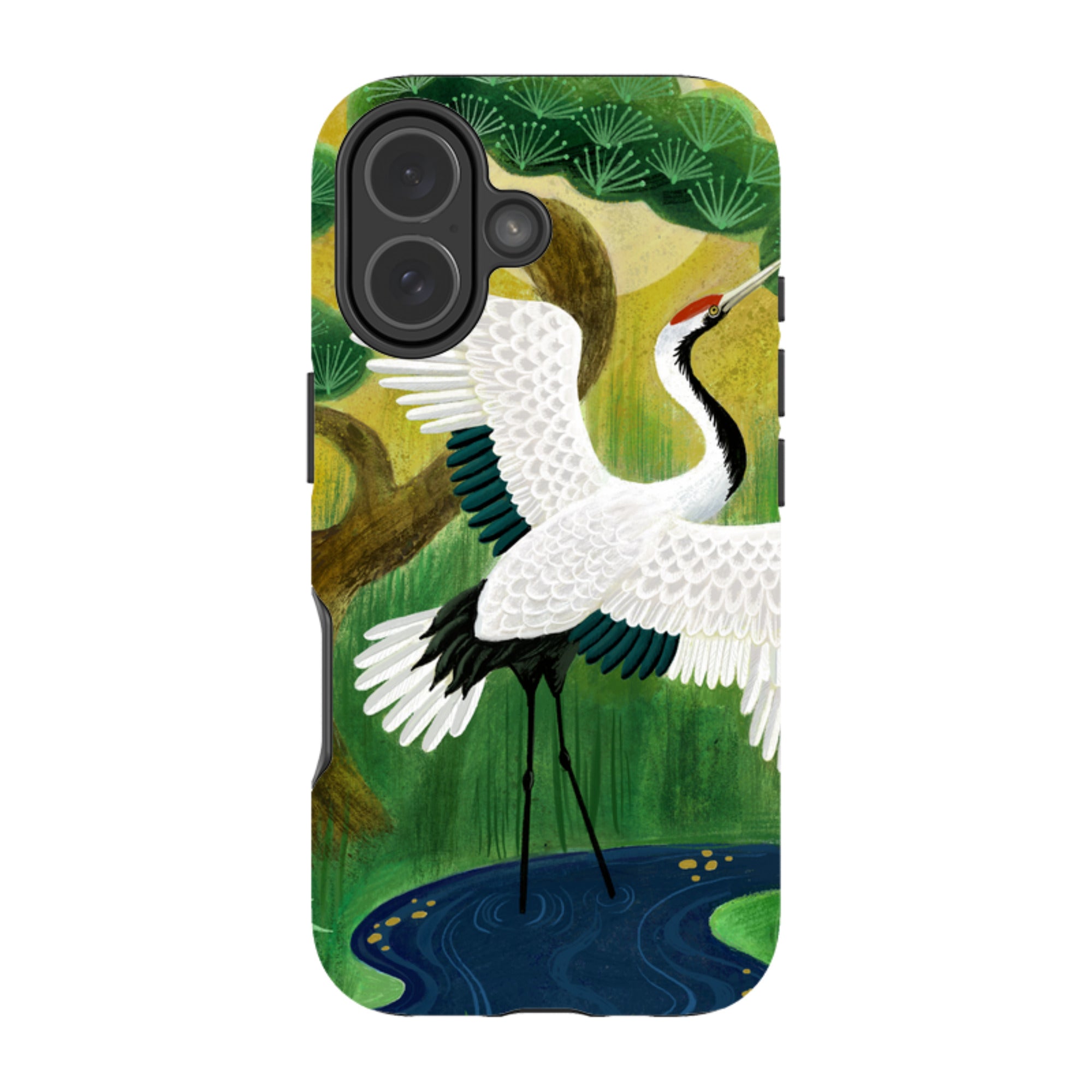 iPhone Tough Case - Crane By Bex Parkin