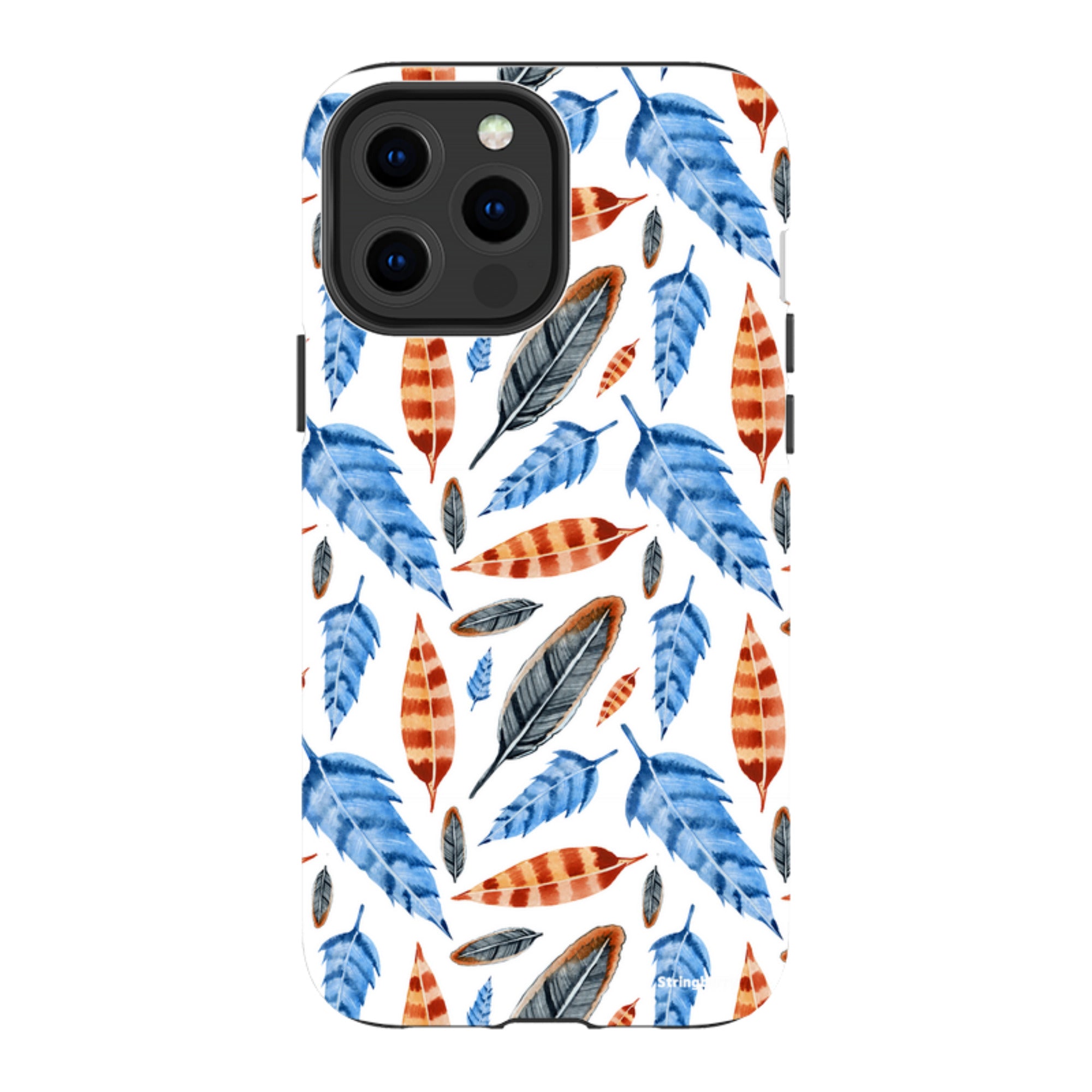 iPhone MagSafe Tough Case - Multi Feathers