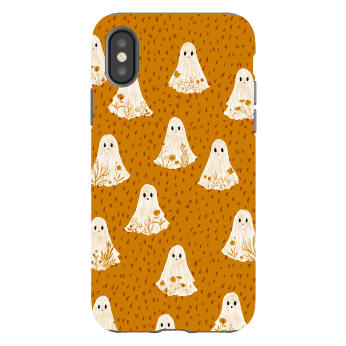 iPhone Tough Case - Floral Ghosts - Spice By Katherine Quinn
