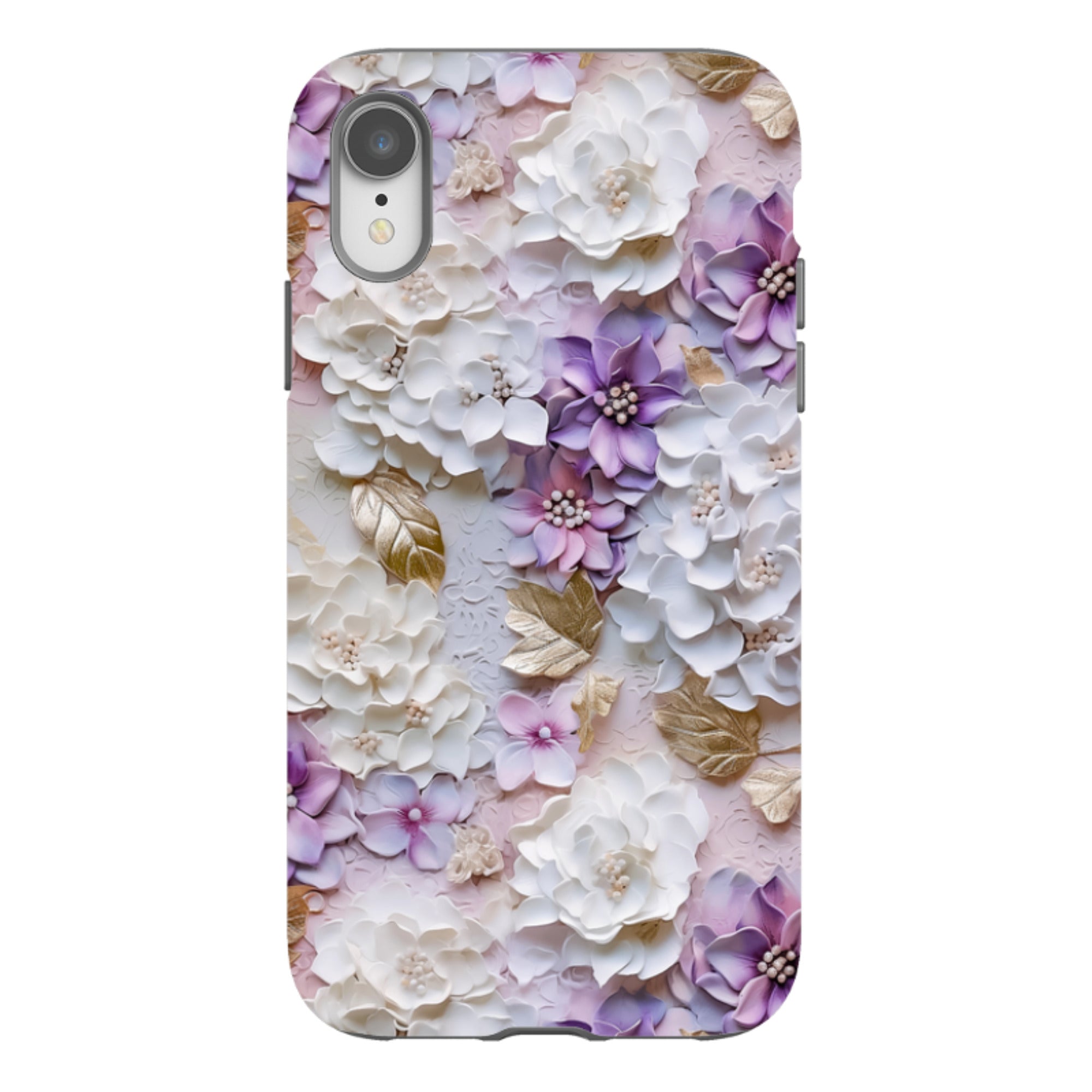 iPhone Tough Case -Gold & Mauve II