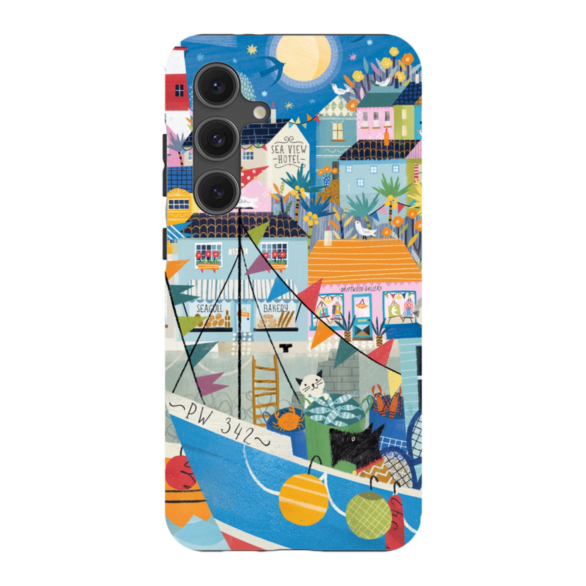 Samsung Tough  Case - Night Harbour 2 By Ali Brookes