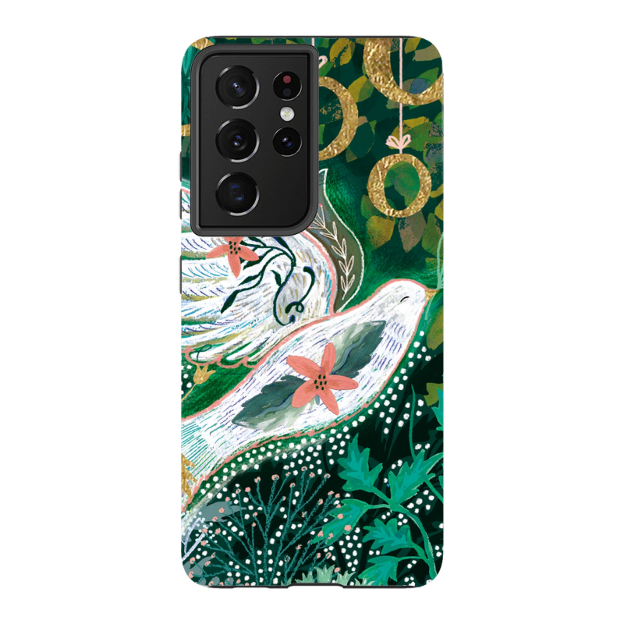 Samsung Tough Case - Gold Rings By Emma Frances Grant