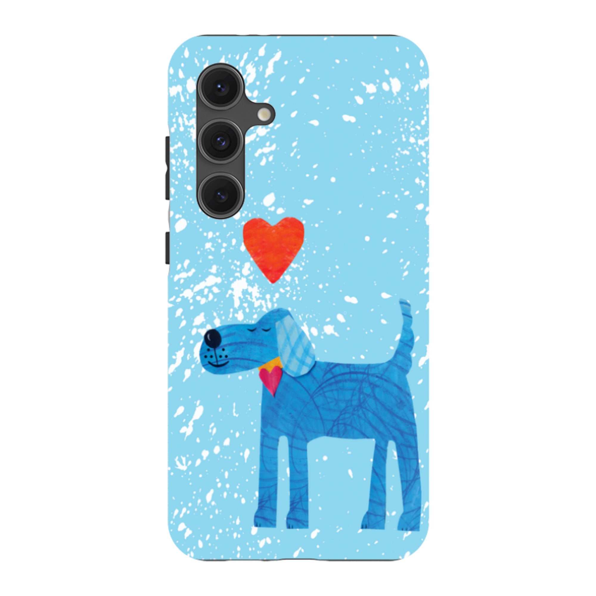 Samsung Tough Case - Blue Dog By Tracey English