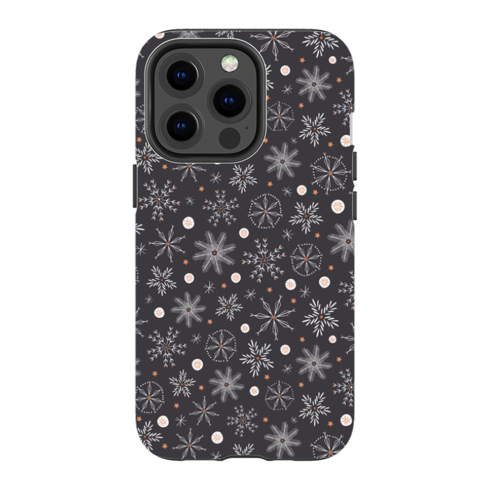 iPhone Tough Case - Christmas Snowflakes II By Ali Brookes