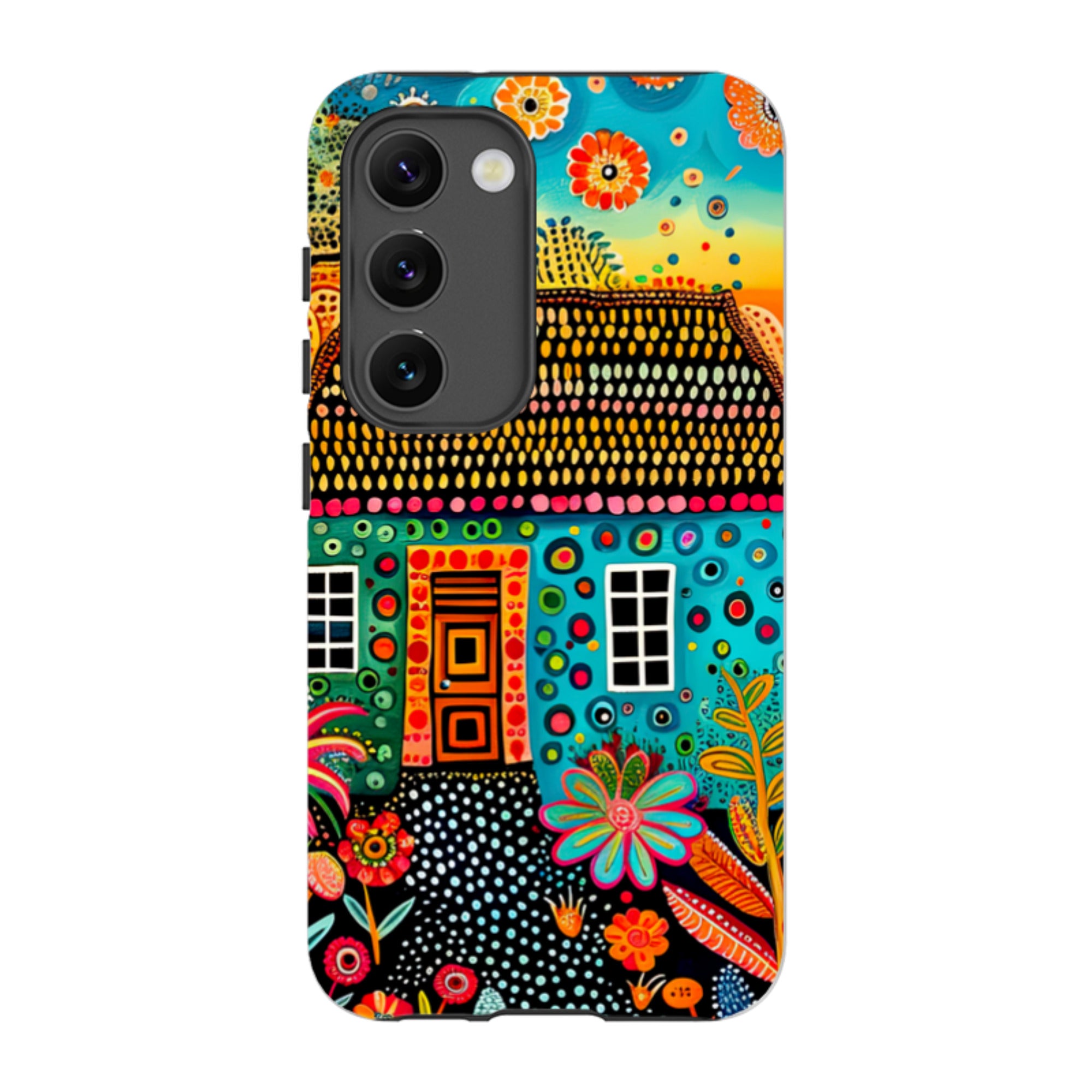 Samsung Tough Case - Folk Art House VII