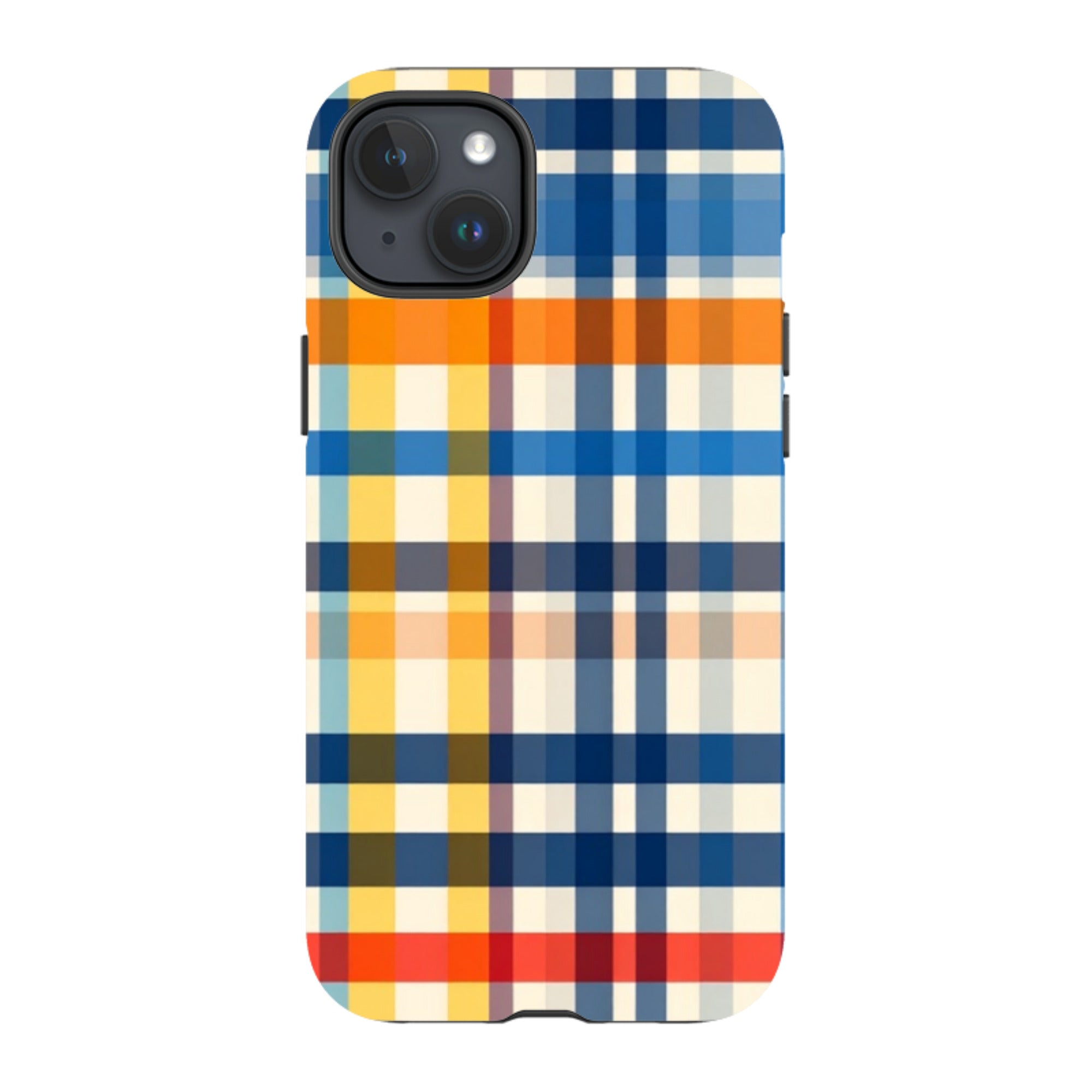 iPhone MagSafe Tough Case - Barcelona Gingham