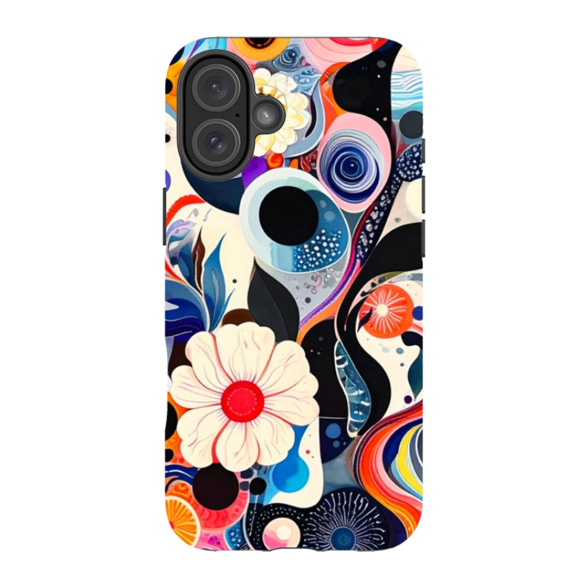 iPhone MagSafe Tough Case - Floral Marble