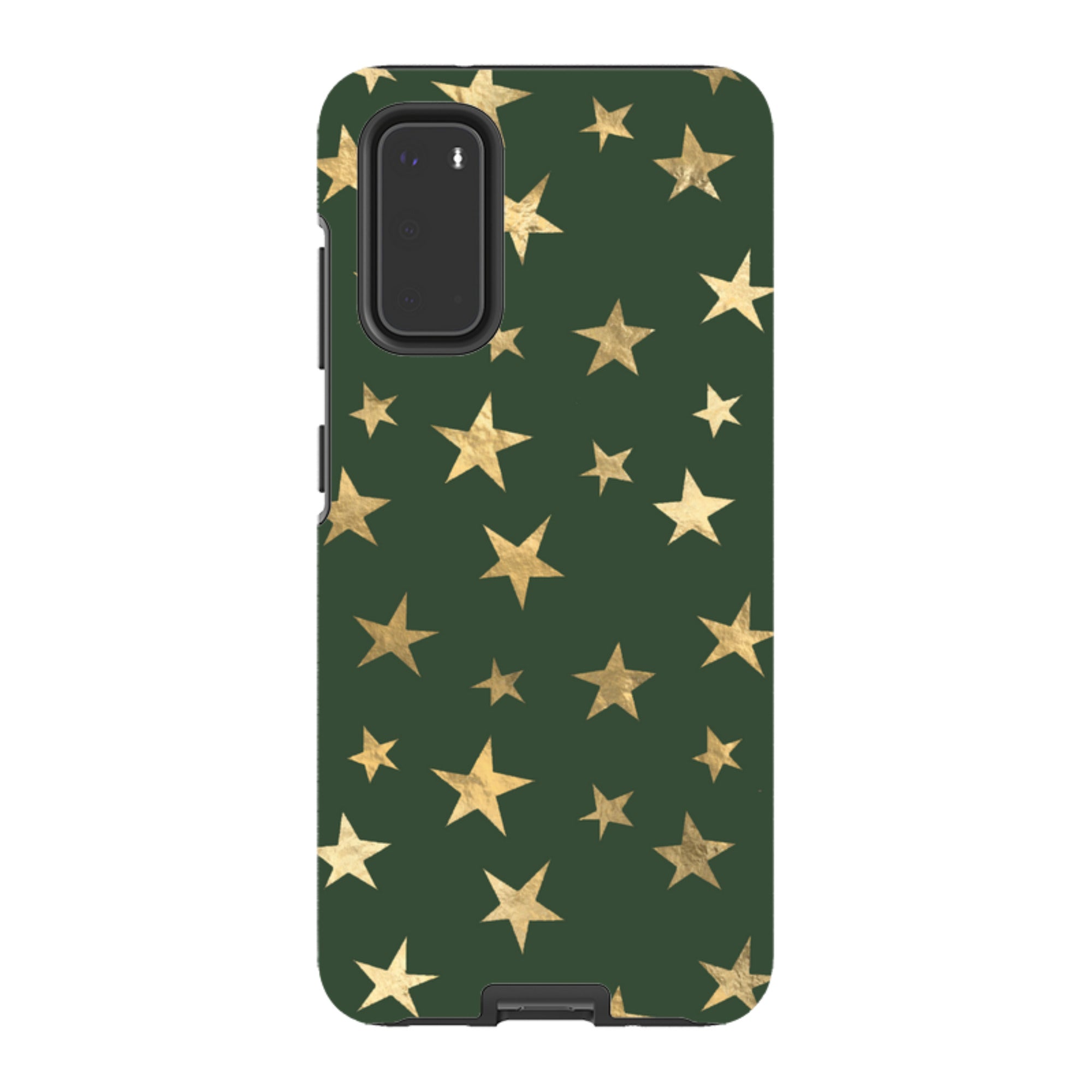 Samsung Tough Case - Green and Gold Stars