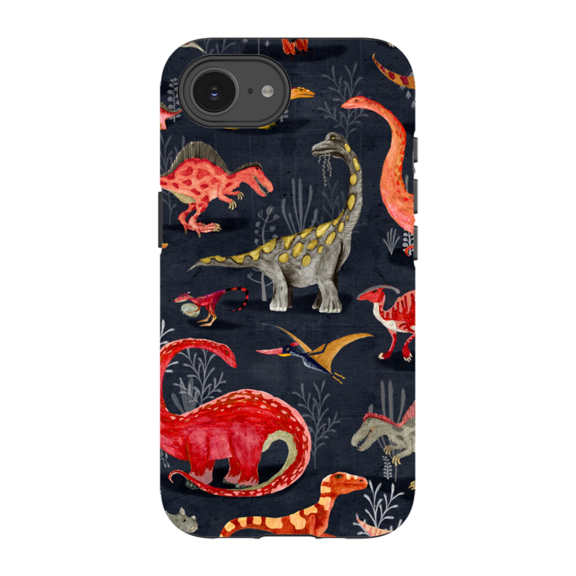 iPhone Tough Case - Parisian Dinosaurs By Katherine Quinn