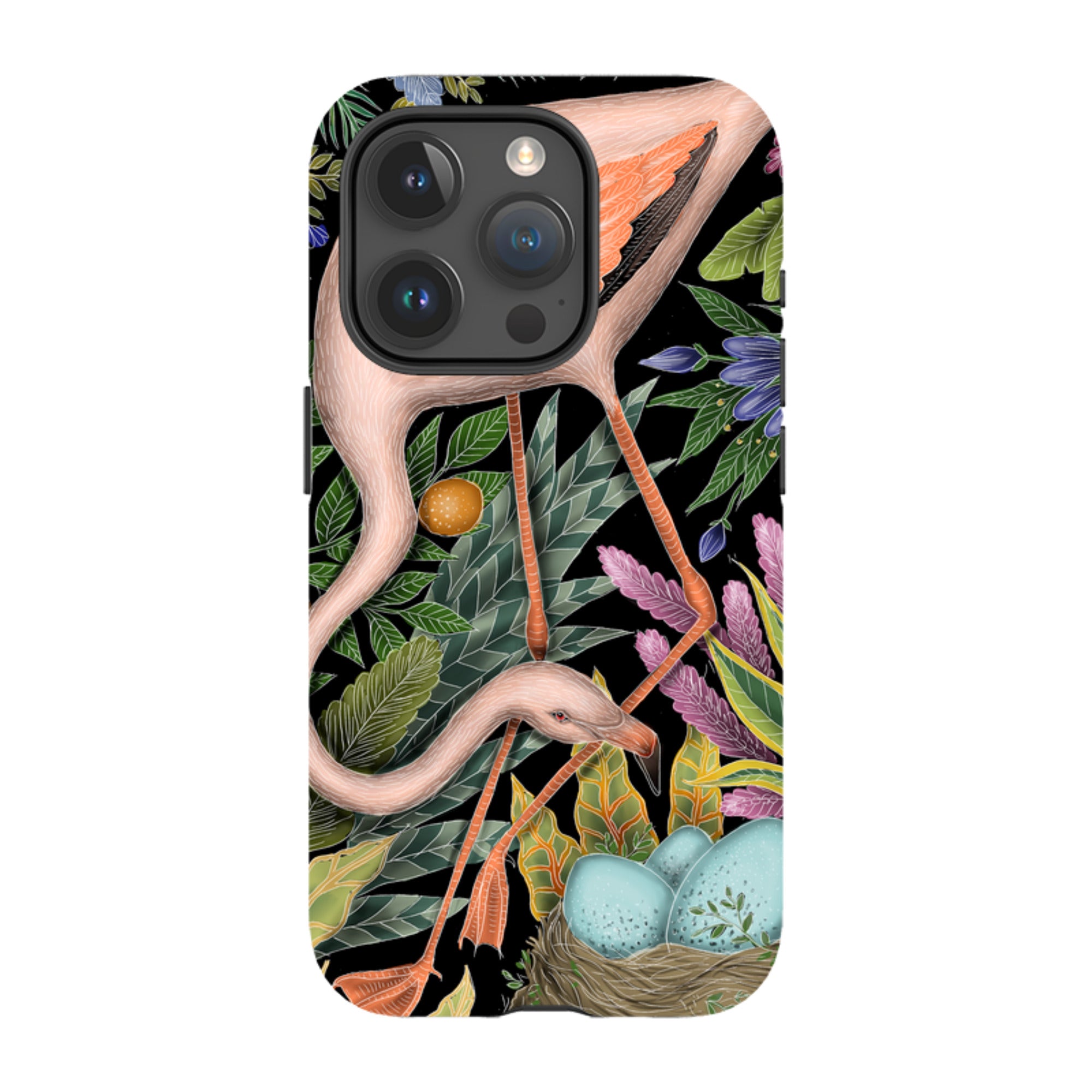 iPhone MagSafe Tough Case - Flamingo By Catherine Rowe