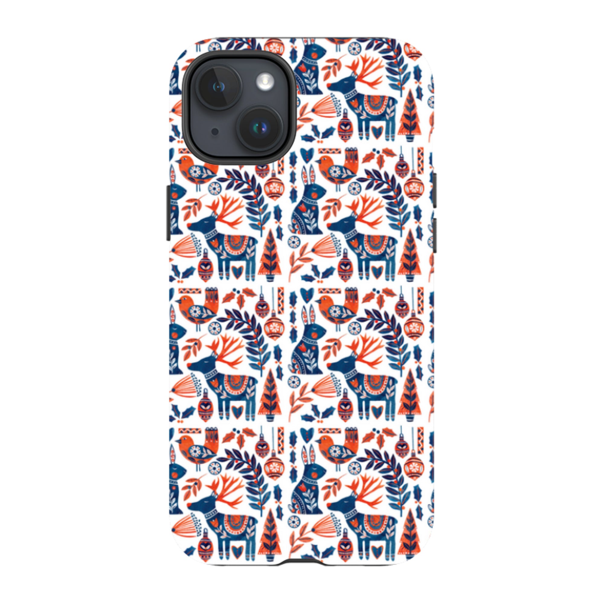 iPhone MagSafe Tough Case - Scandi Animals By Tracey English