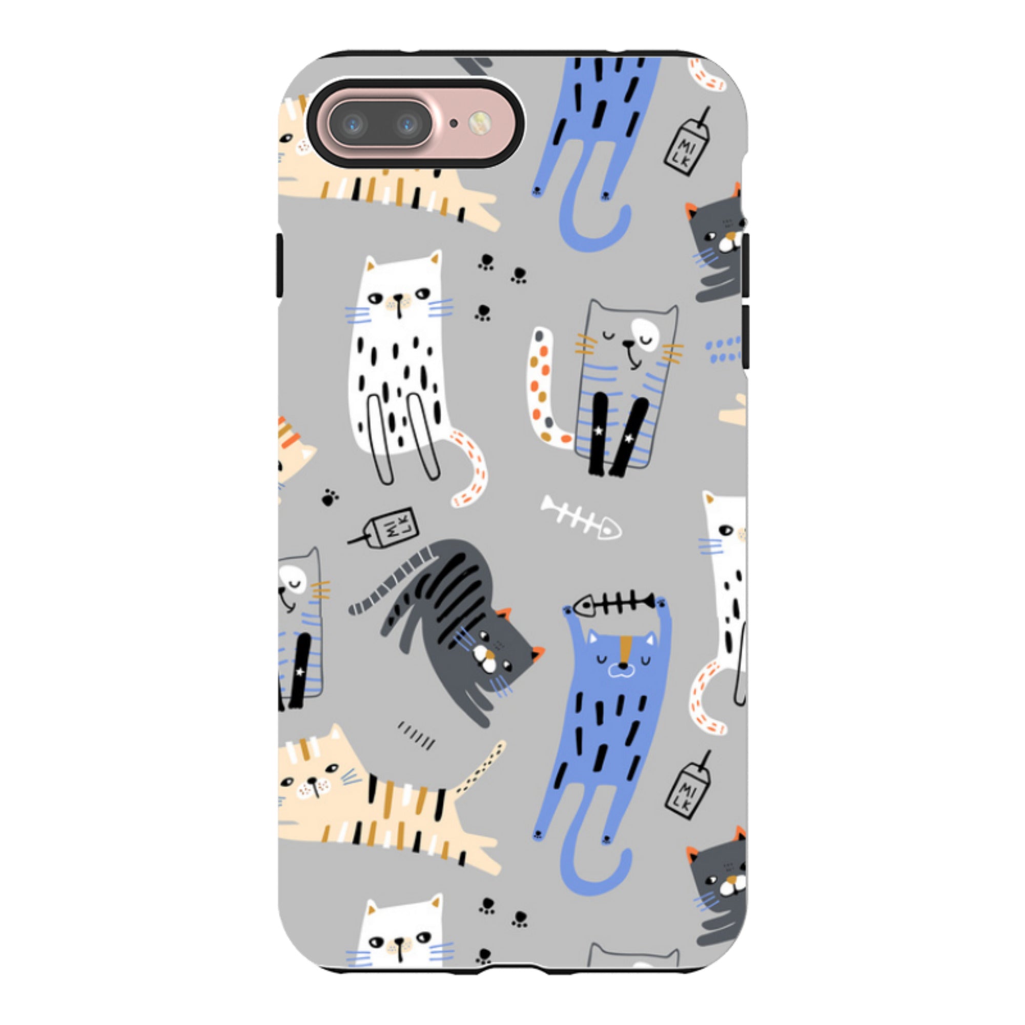 iPhone Tough Case - Cat And Bone