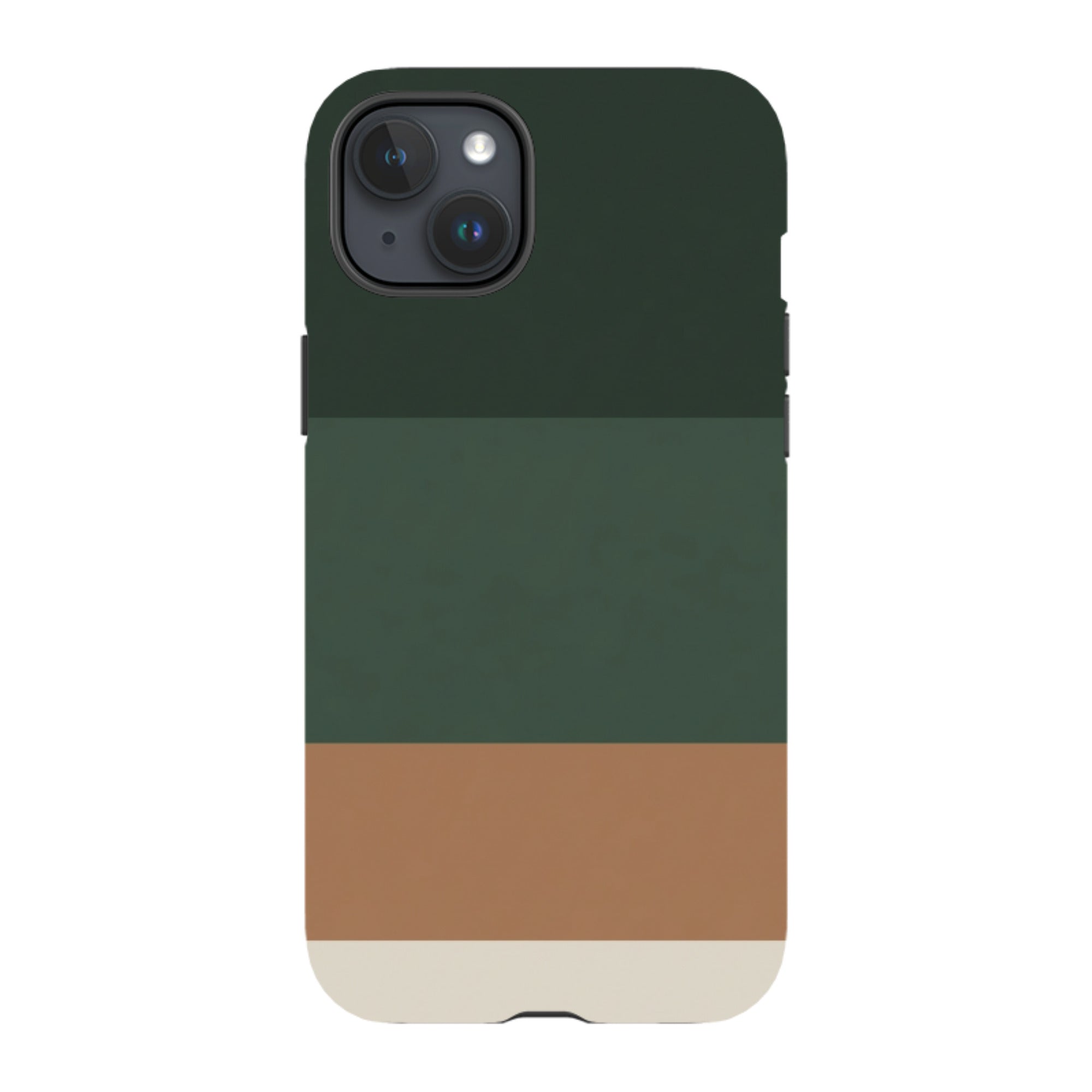 iPhone Tough Case - Terracotta and Green Gradient