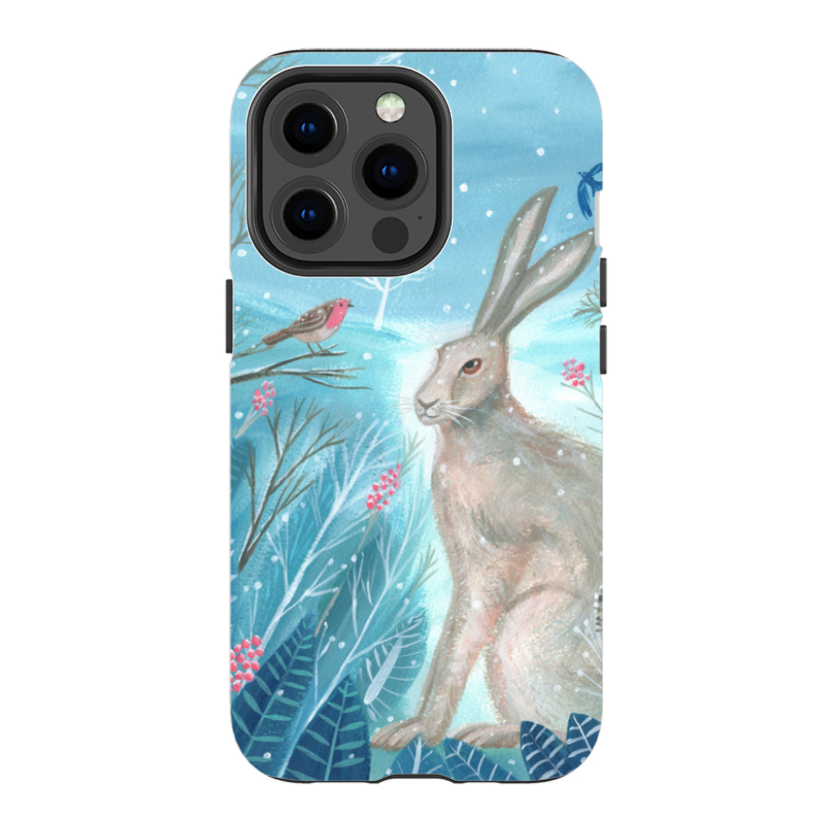 iPhone Tough Case - Winter Hare By Mary Stubberfield