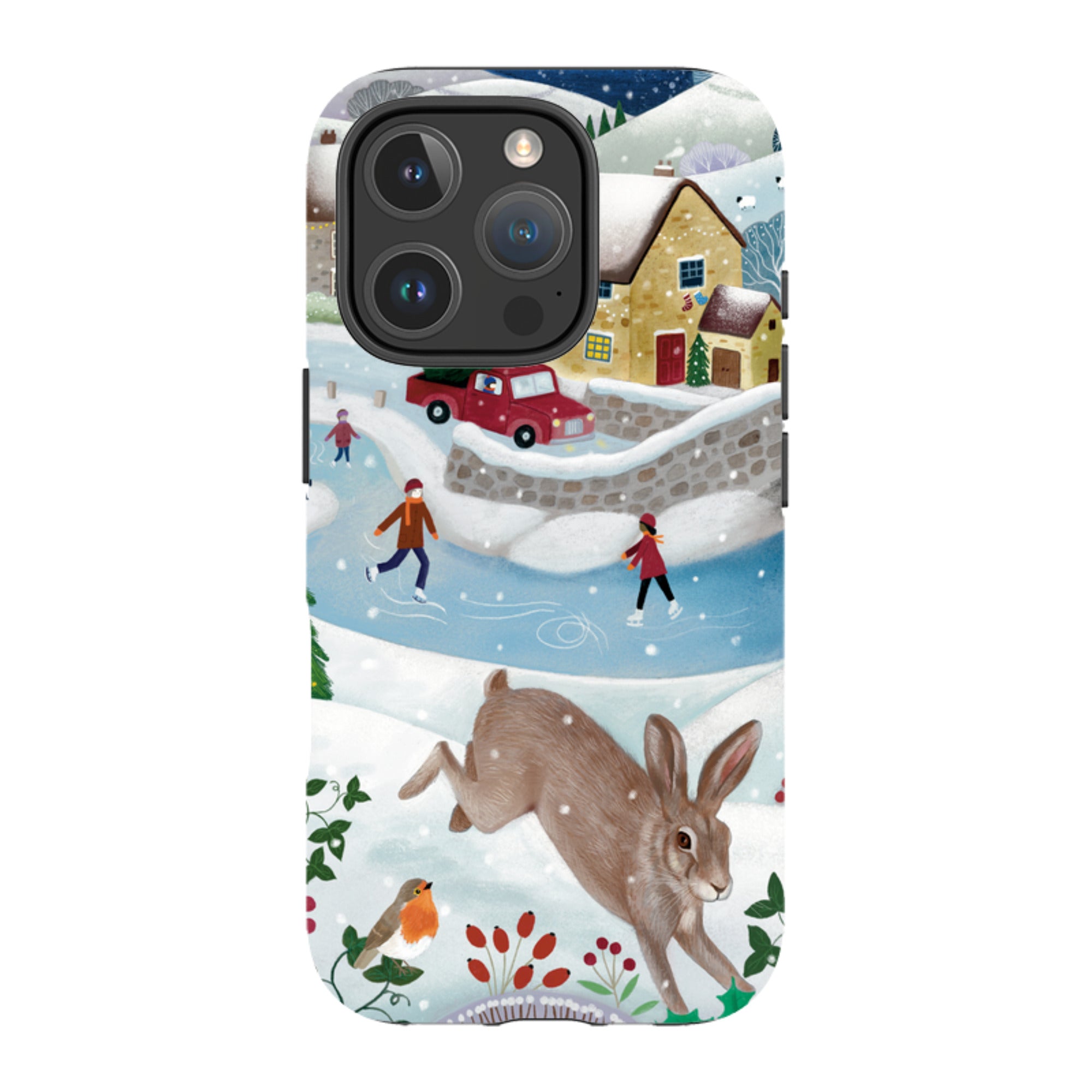 iPhone Tough Case - Advent Rabbit By Bex Parkin